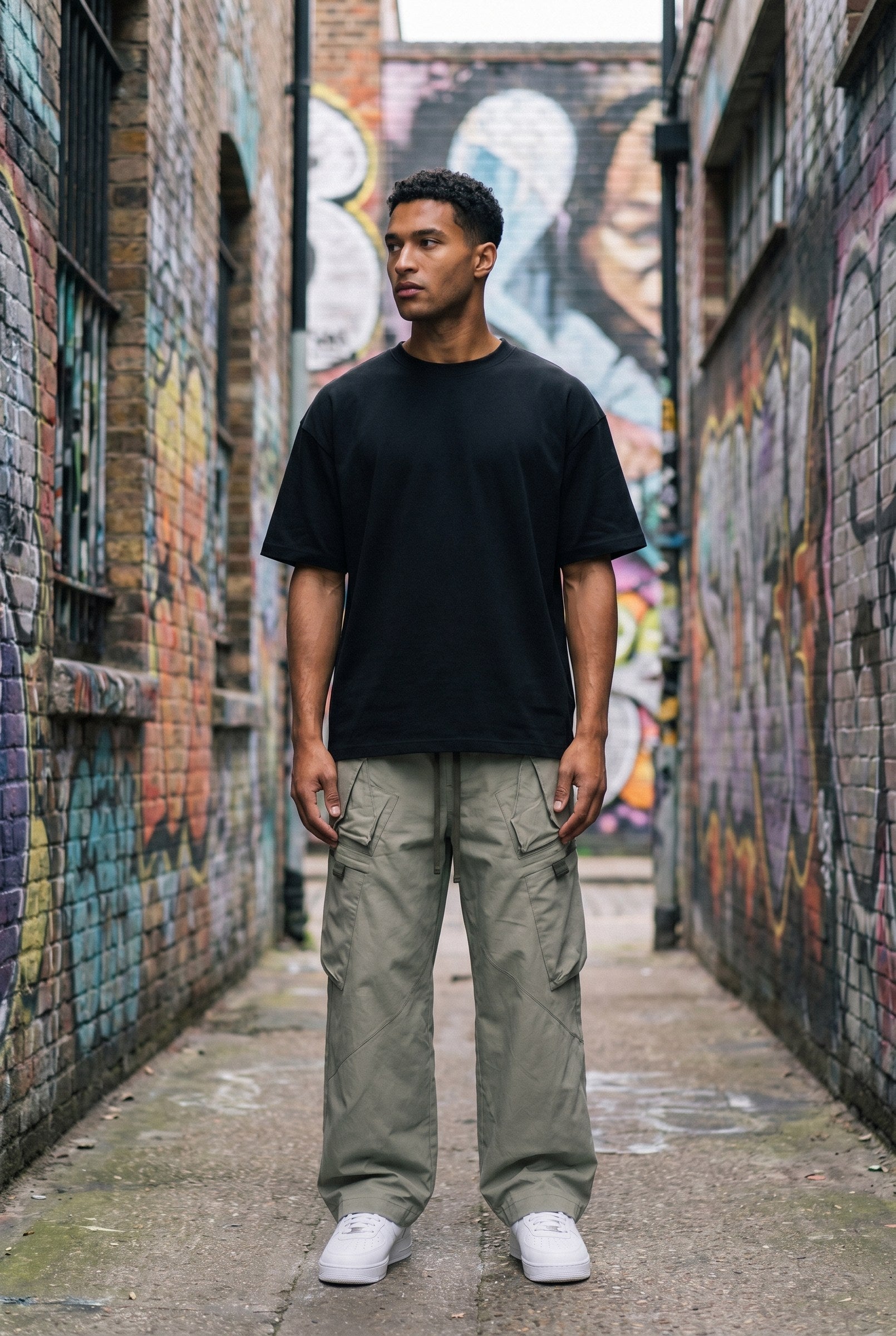 Men's Utility Straight Fit Cargo Pants | Blackstone London