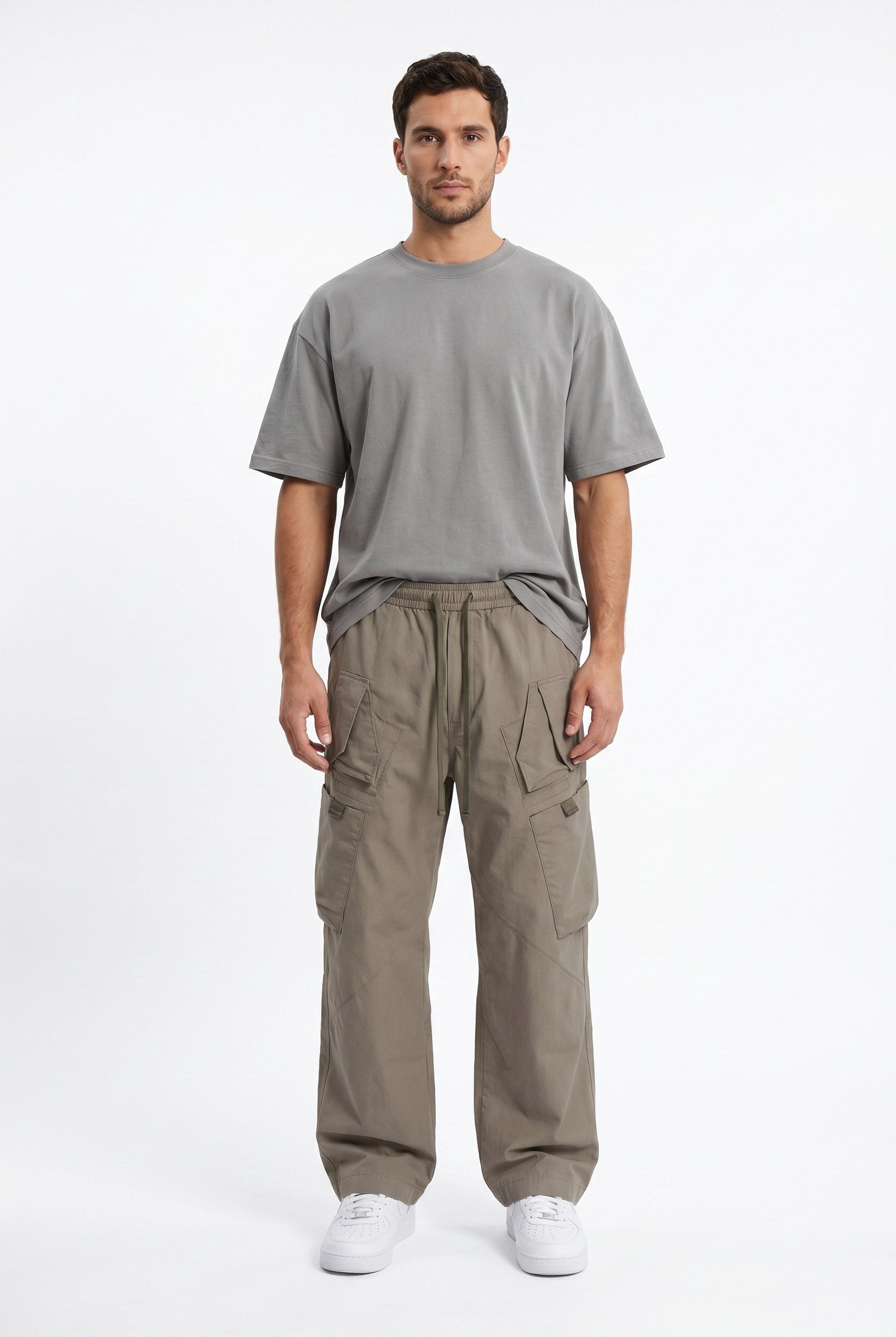 Men's Utility Straight Fit Cargo Pants | Blackstone London