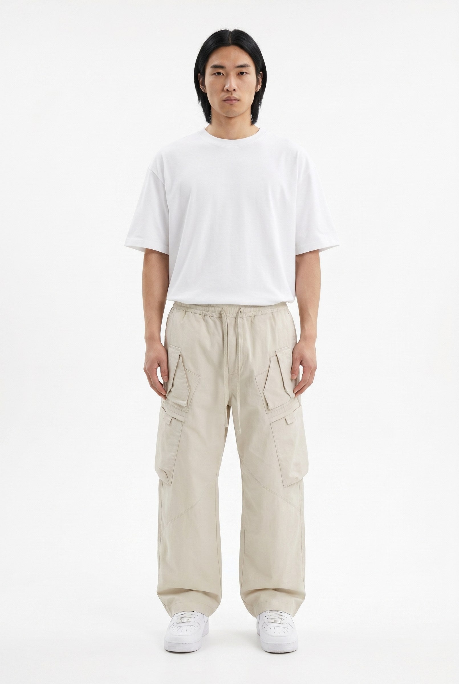 Men's Utility Straight Fit Cargo Pants | Blackstone London