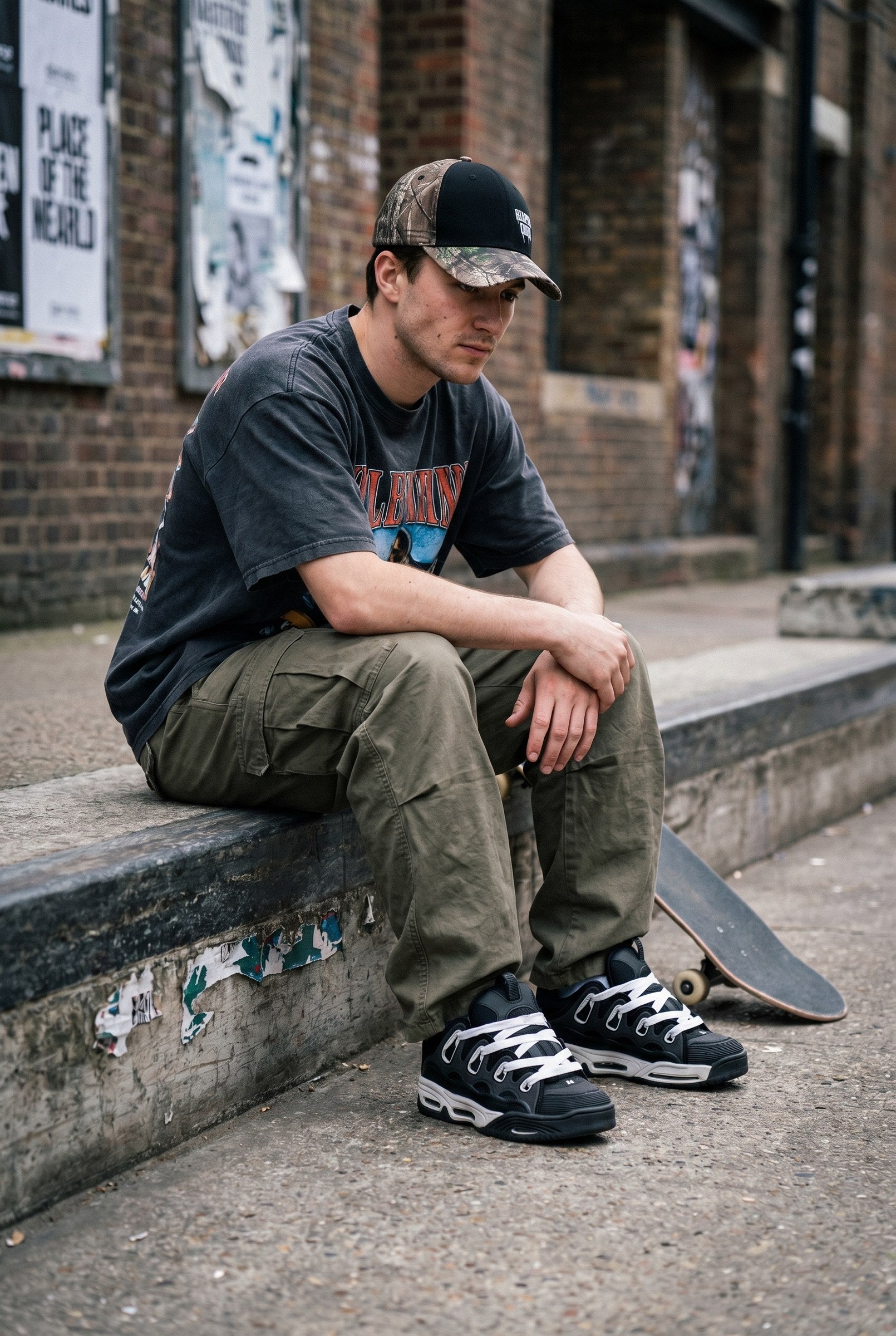 Men's Reaper Crew Embroidered Cap | Blackstone London