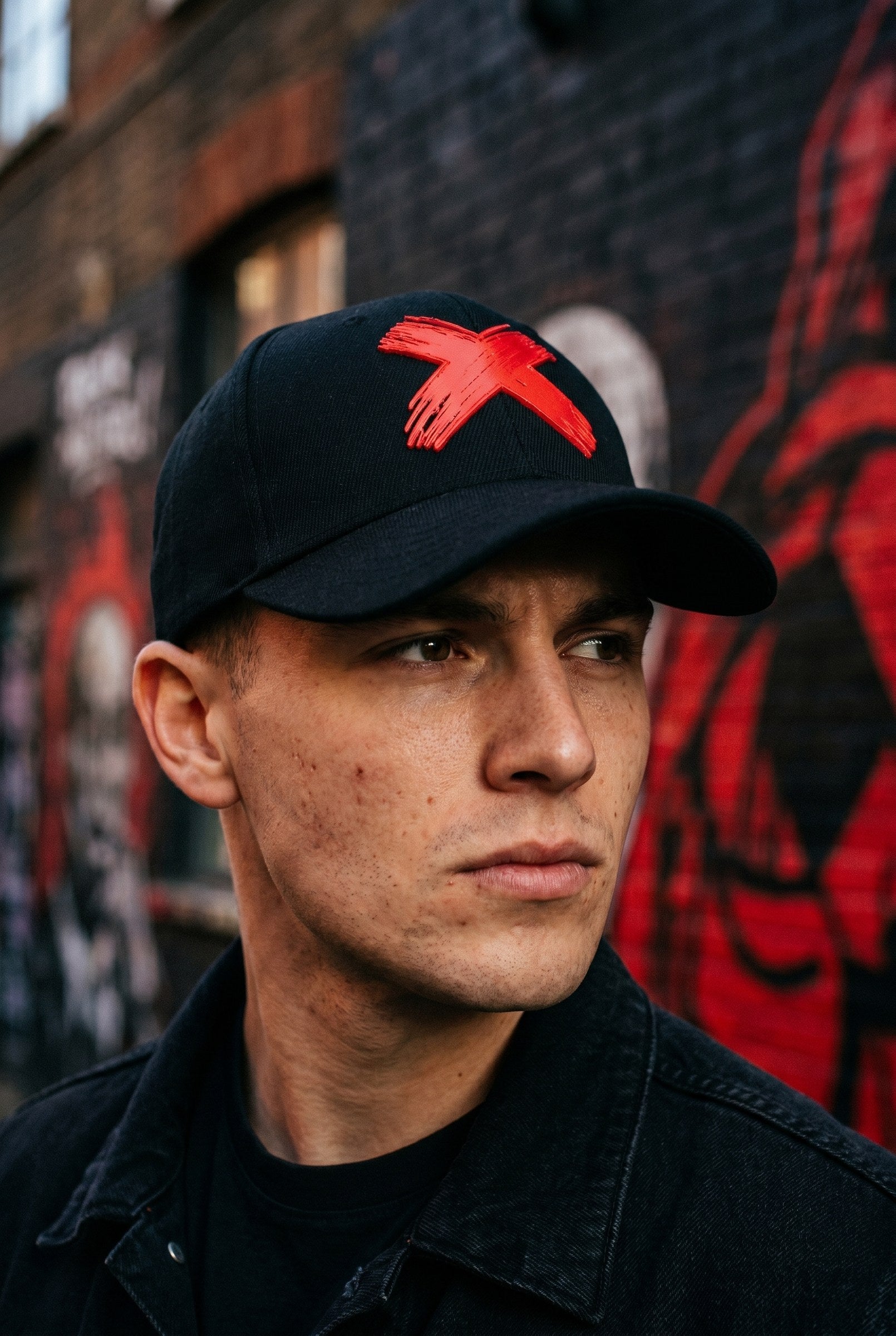 Men's Cross X Embroidered Cap | Blackstone London