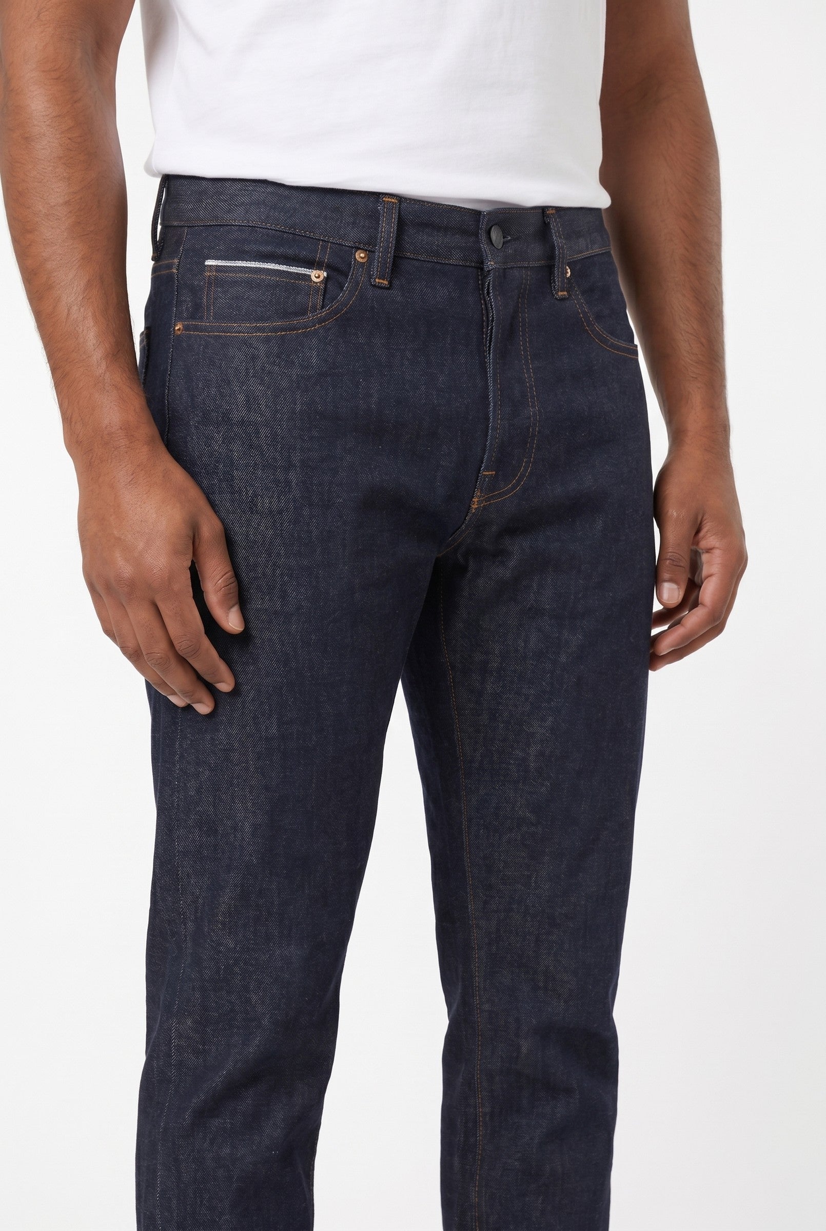 Men's Rinse Wash Selvedge Denim Jeans | Blackstone London