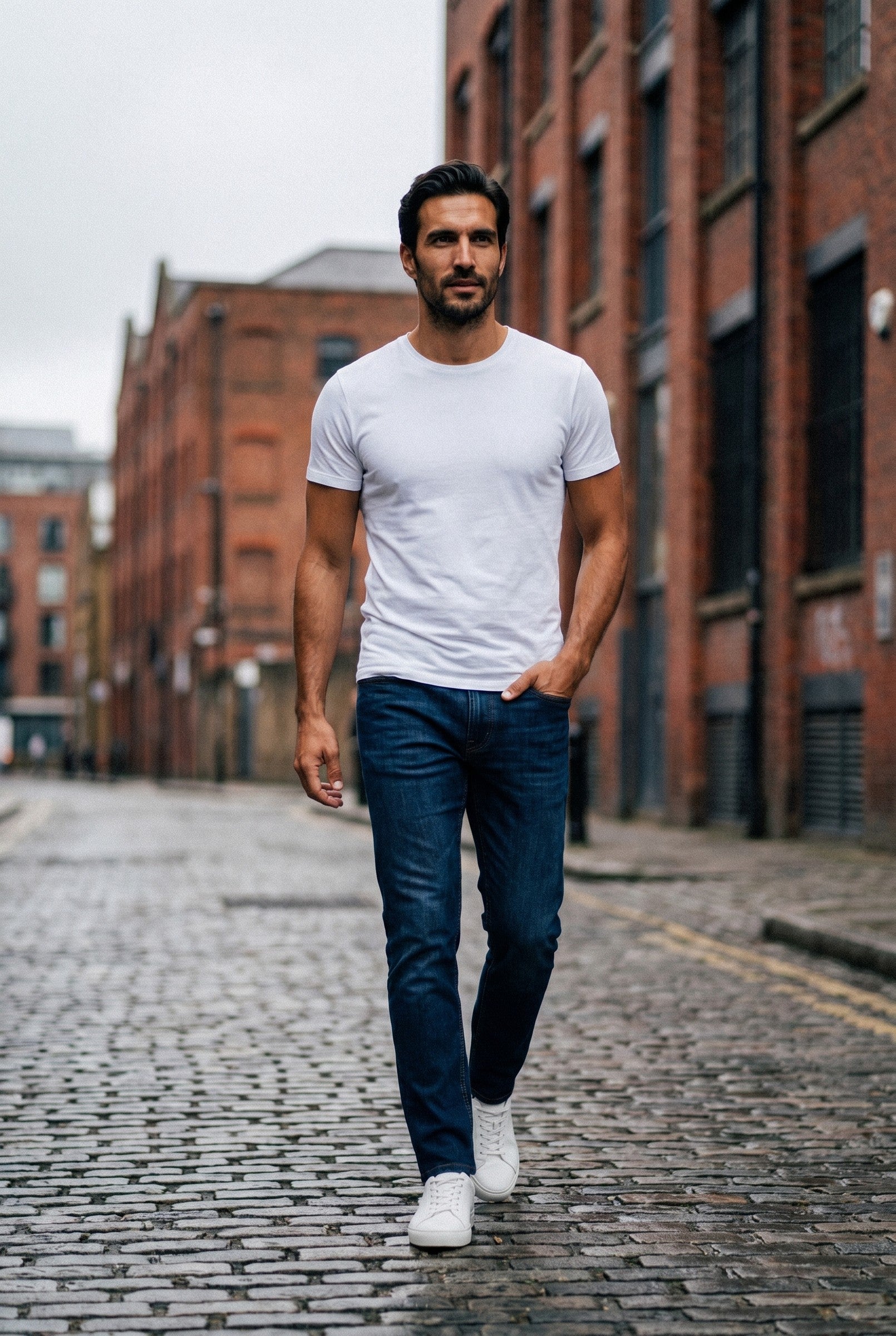 Men's Rinse Wash Selvedge Denim Jeans | Blackstone London