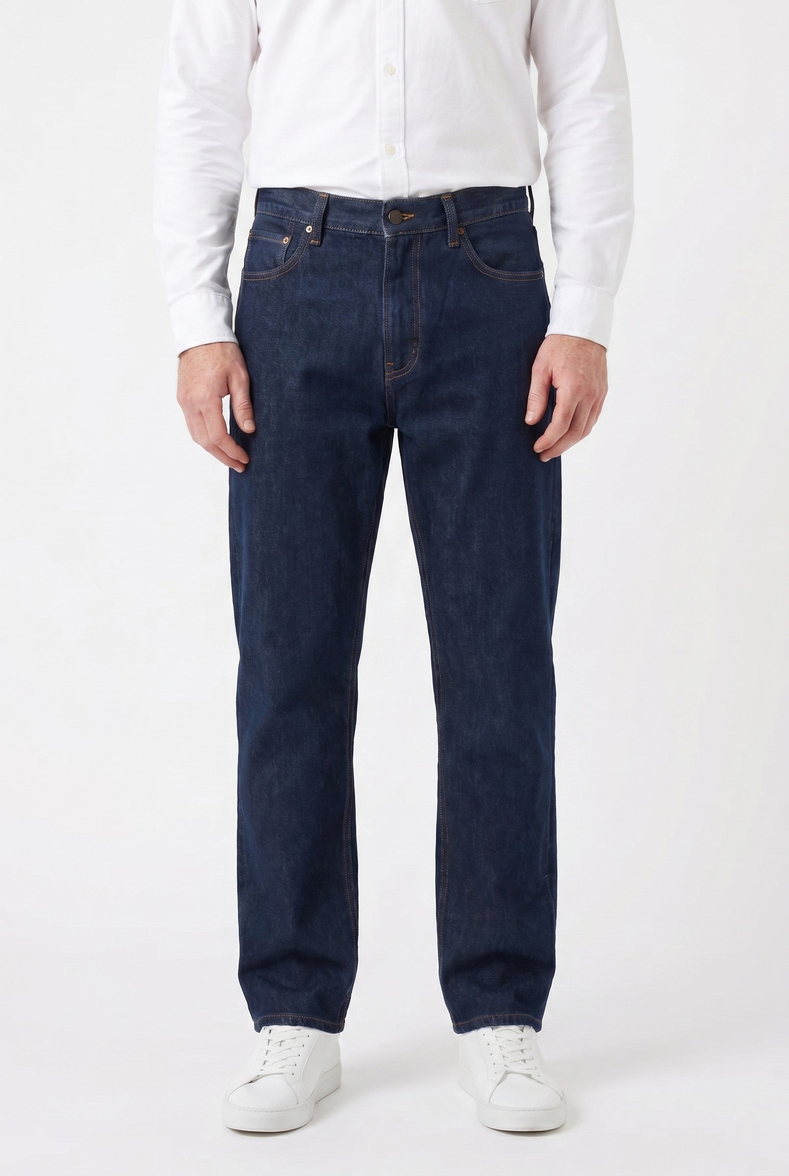 Men's Rinse Wash Original Denim Relaxed Jeans | Blackstone London