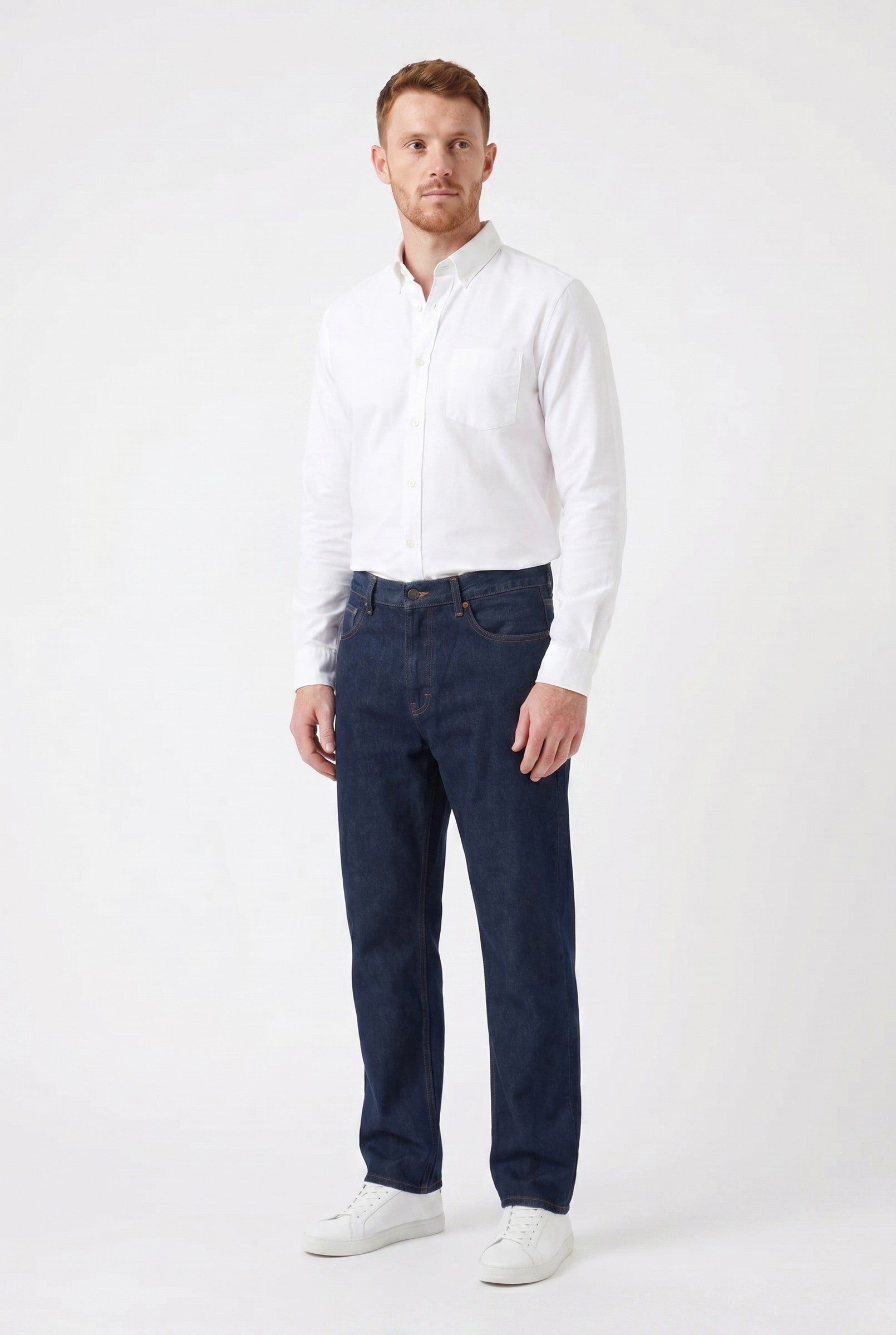 Men's Rinse Wash Original Denim Relaxed Jeans | Blackstone London