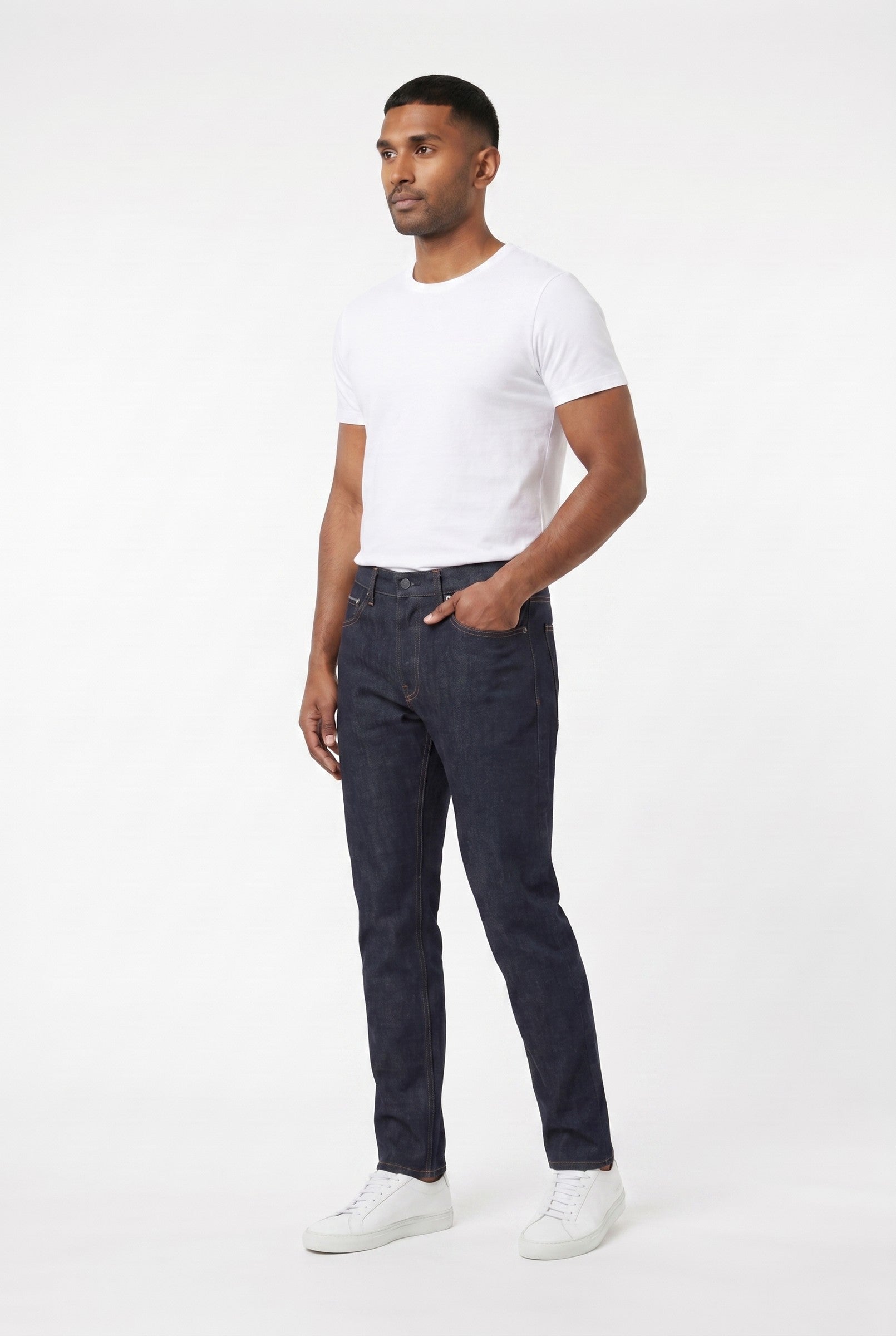 Men's Rinse Wash Selvedge Denim Jeans | Blackstone London