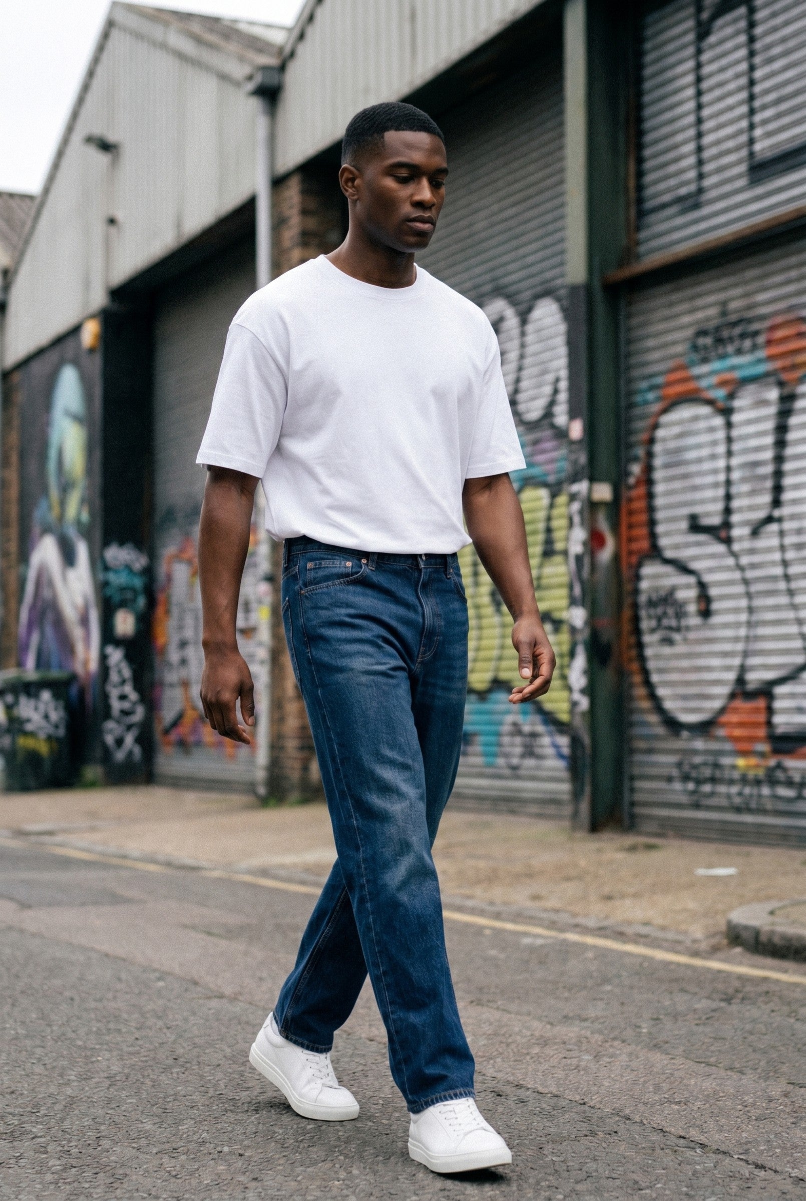 Men's Rinse Wash Original Denim Relaxed Jeans | Blackstone London