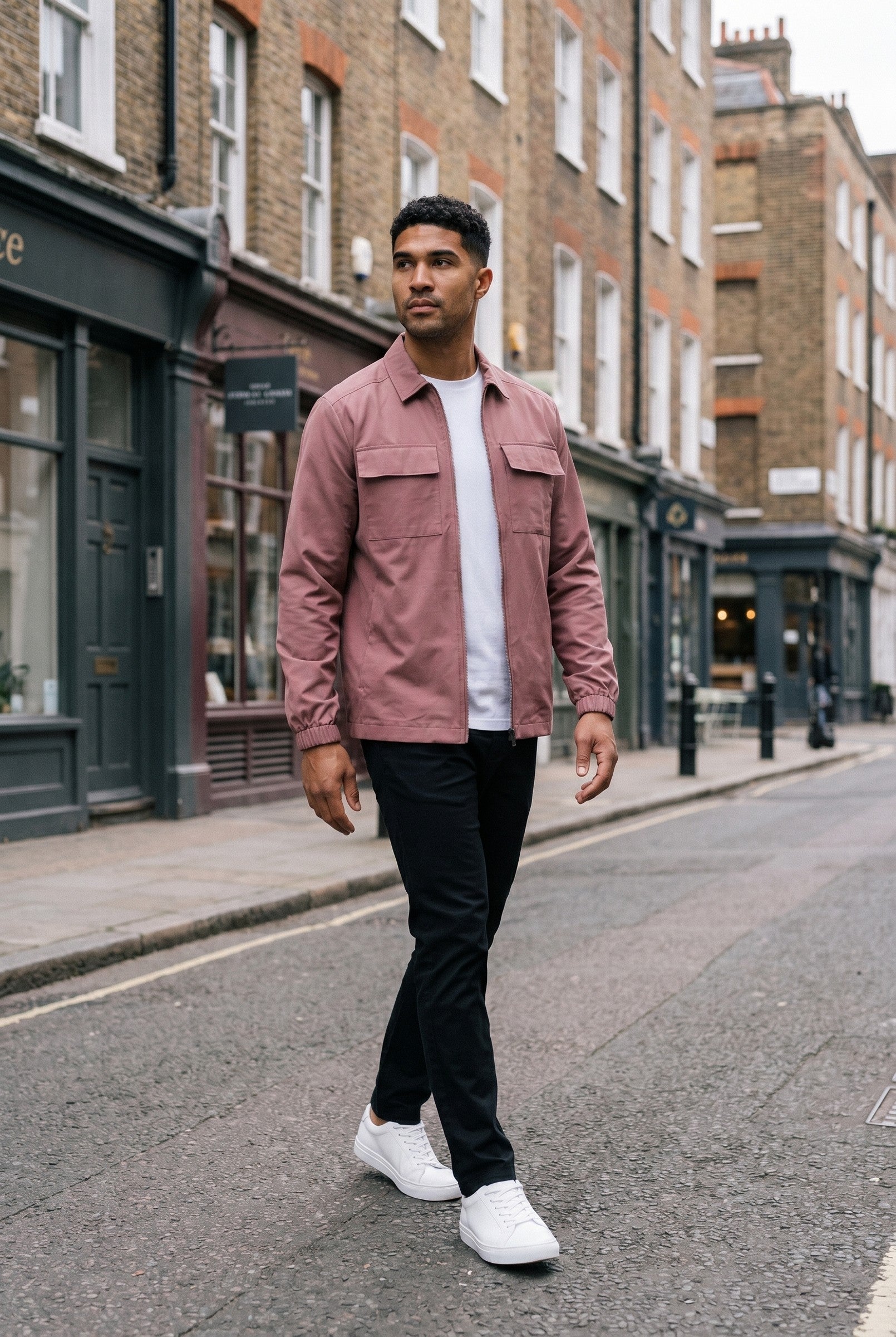 Men's Smart Utility Overshirt | Blackstone London