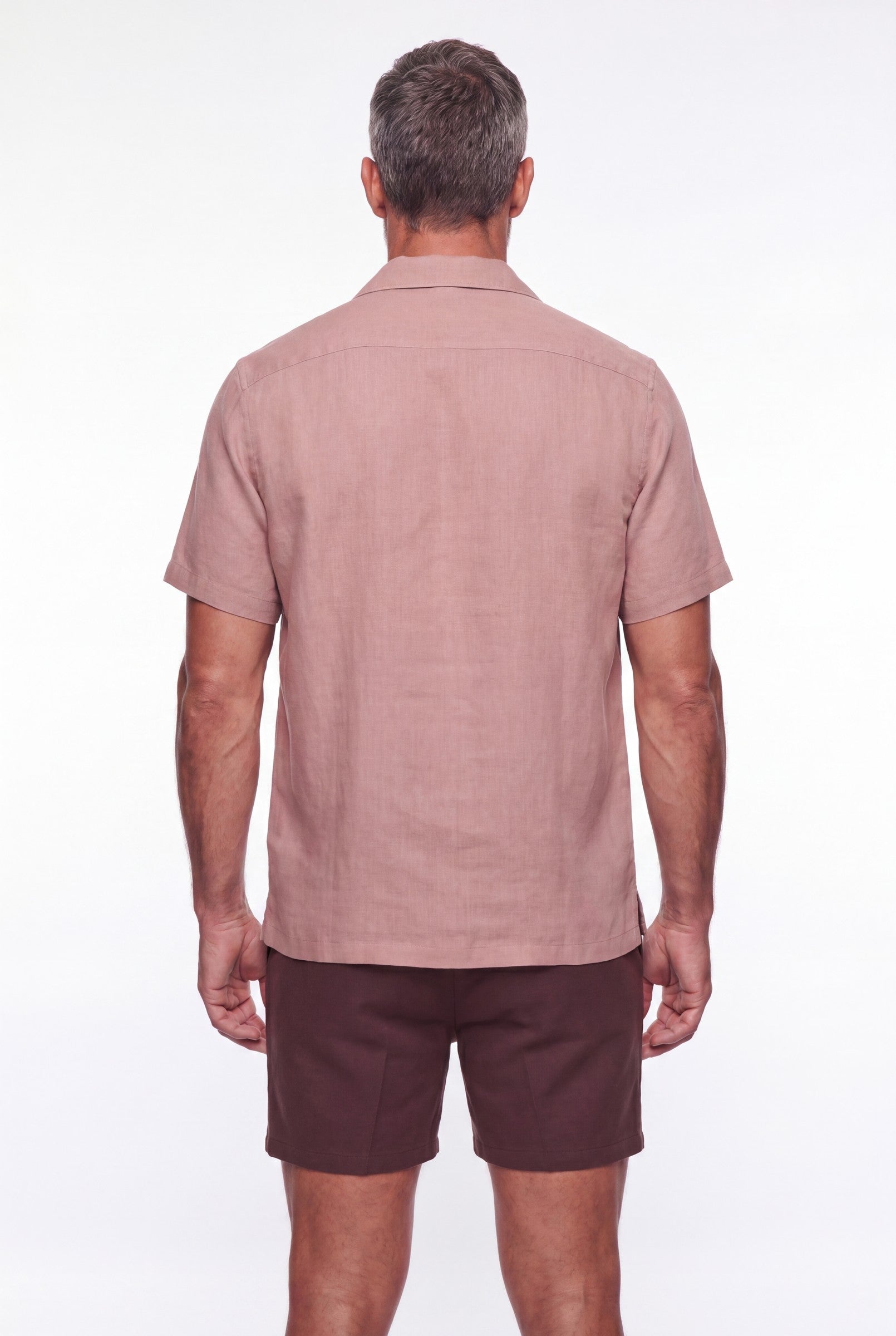 Men's Linen Cuban Collar Shirt | Blackstone London