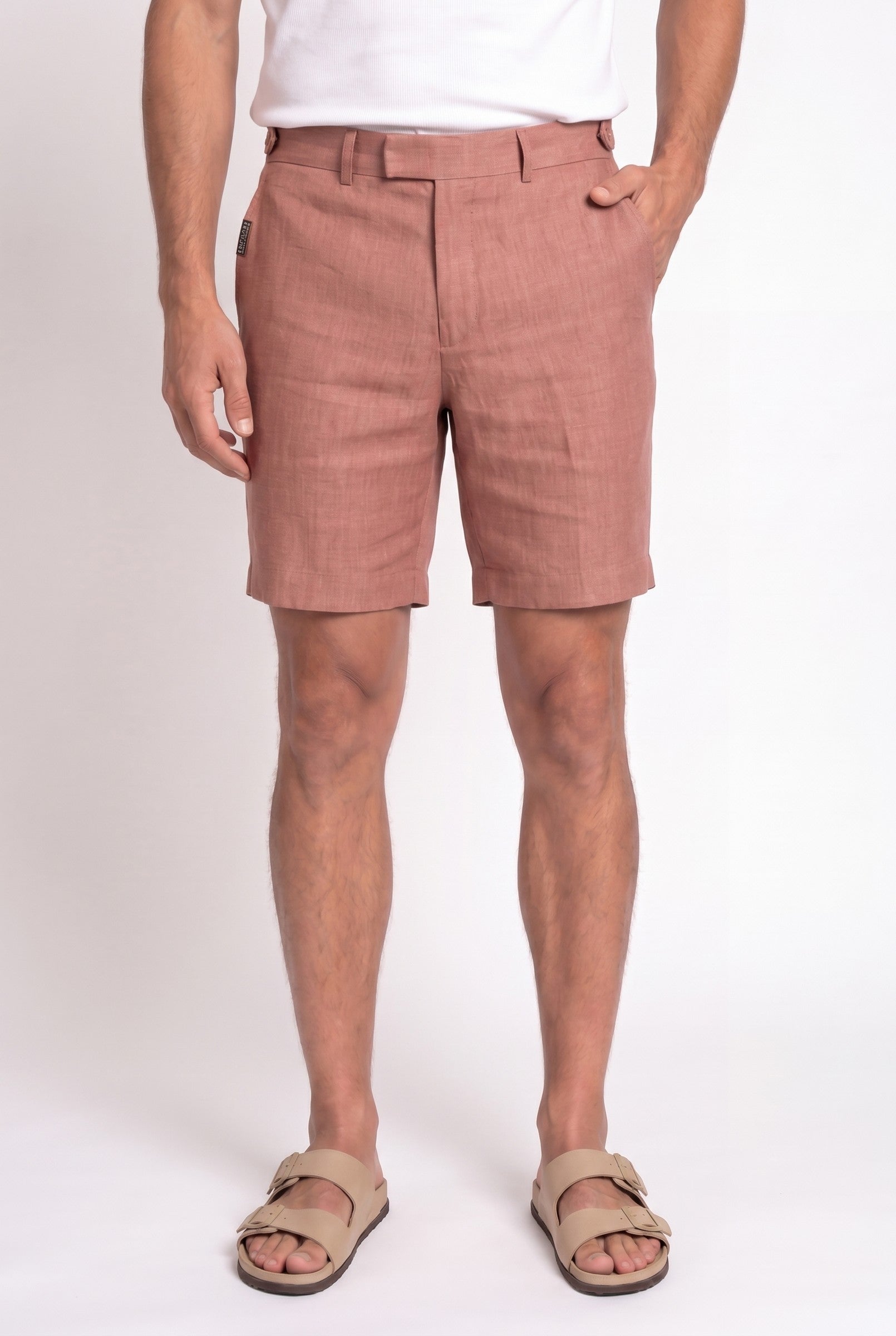 Men's Linen Tailored Shorts | Blackstone London