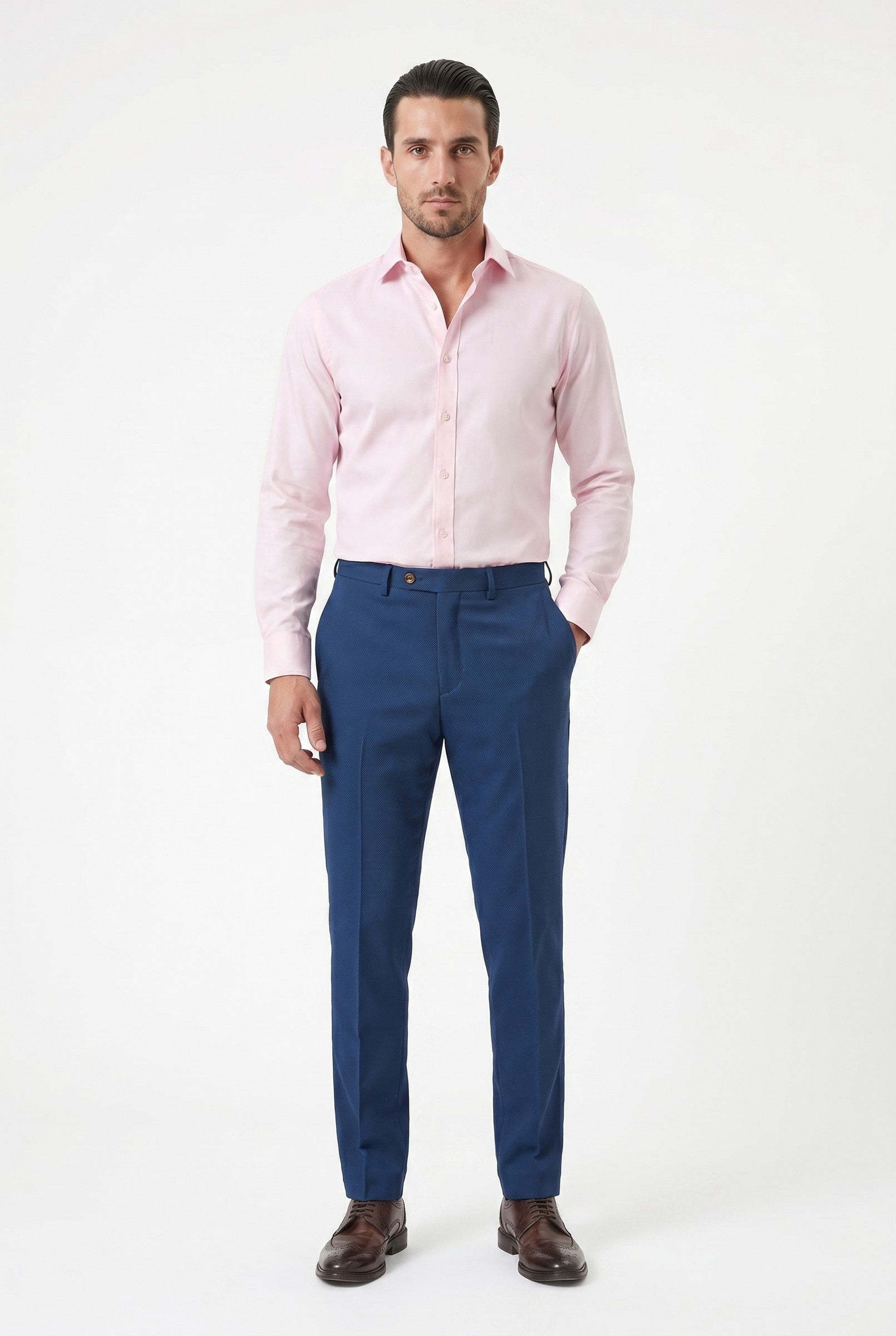 Men's Slim Fit Tailored Trousers | Blackstone London