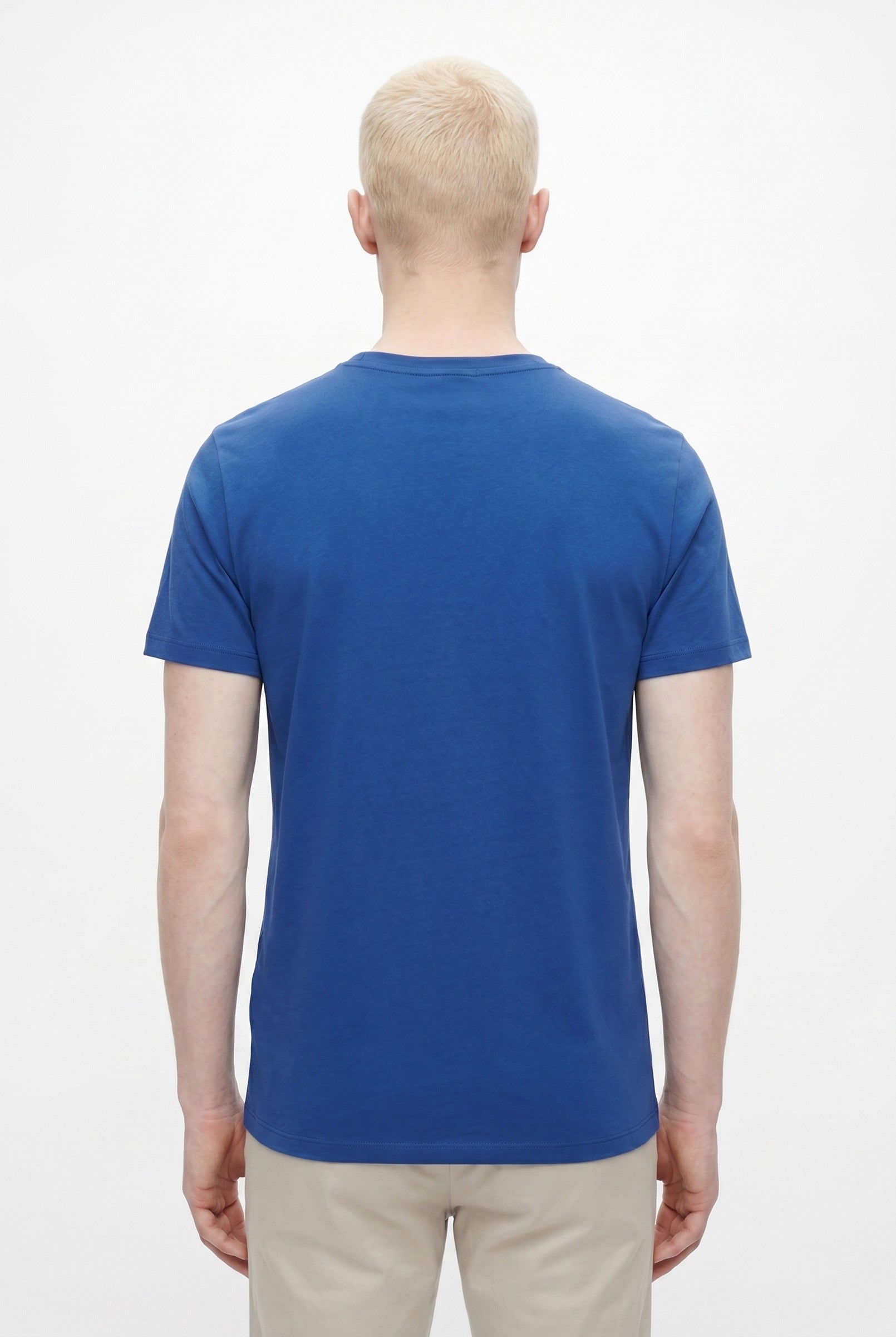 Men's Eyelet Crew Neck T-Shirt | Blackstone London