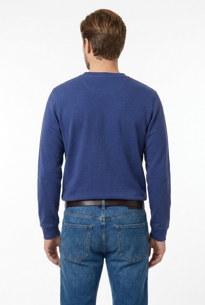 Men's Loopback Crewneck Sweatshirt | Blackstone London