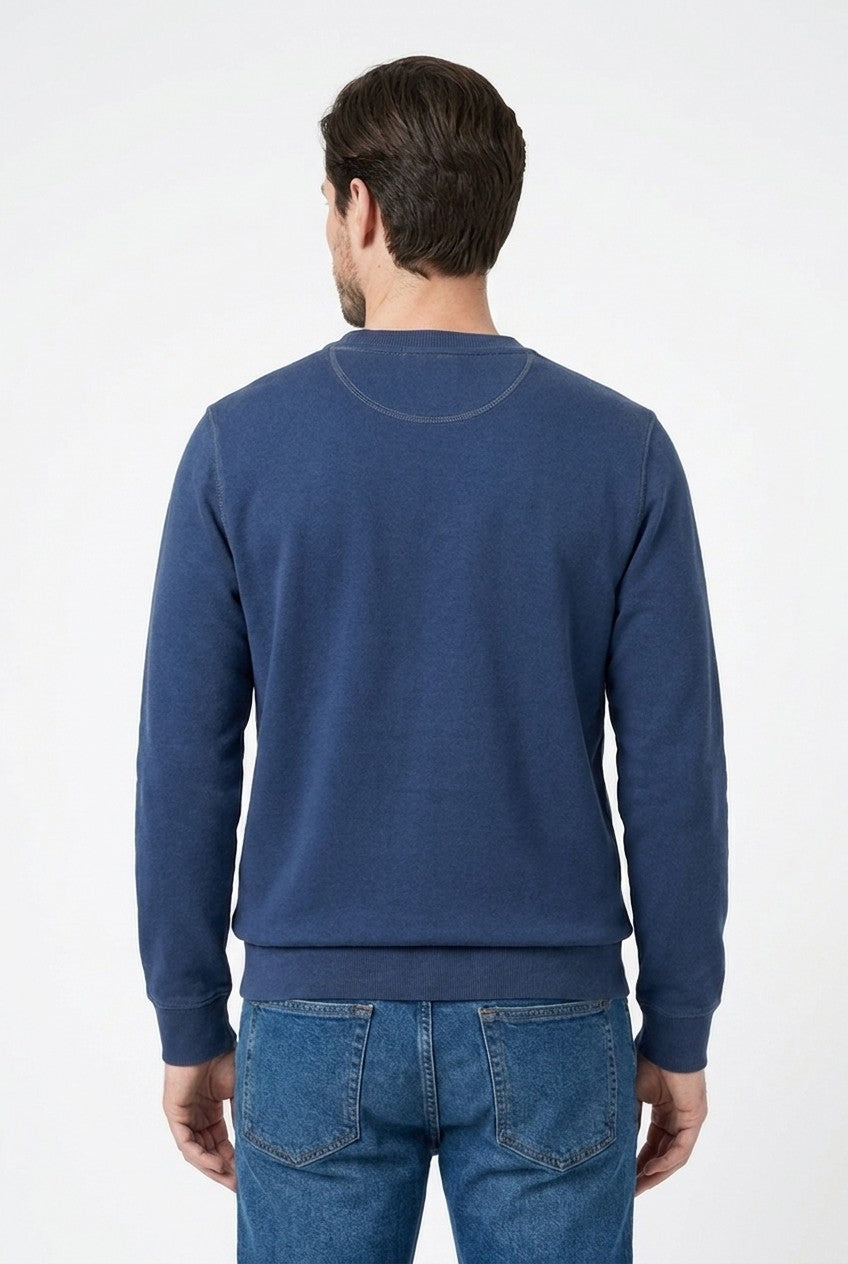 Men's Loopback Crewneck Sweatshirt | Blackstone London