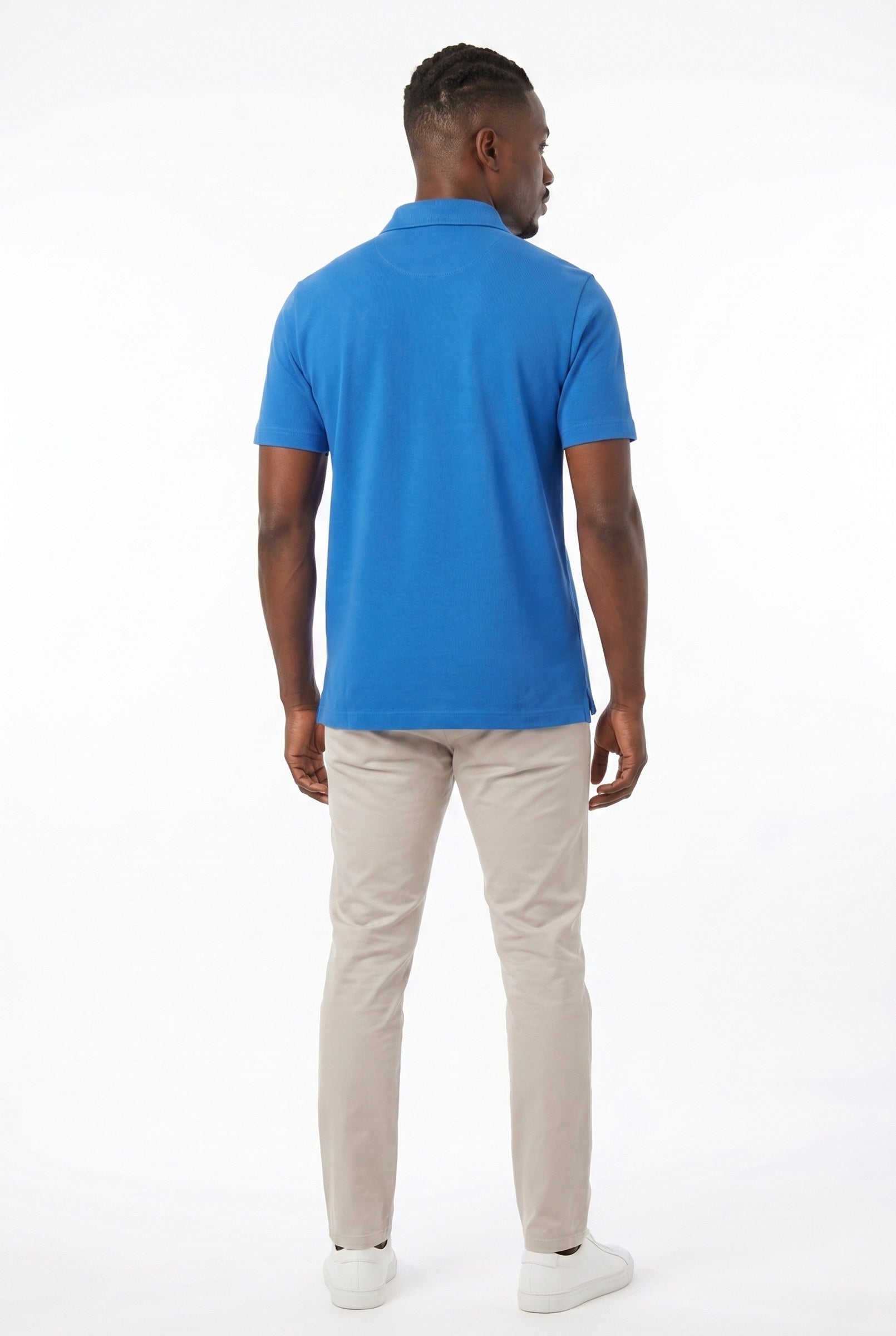 Men's Classic Fit Pique Polo Shirt | Blackstone London