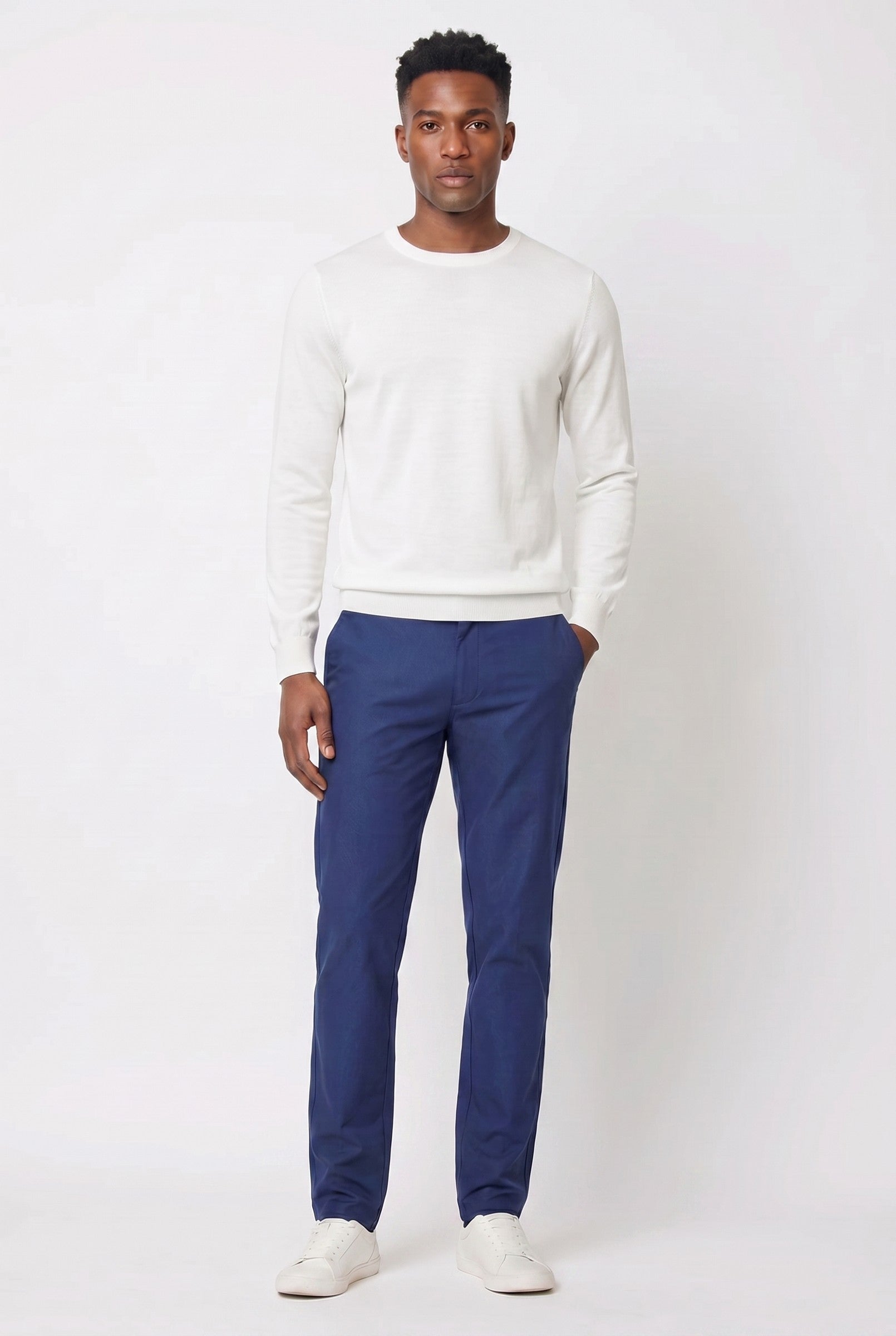 Men's Slim Tailored Chinos | Blackstone London