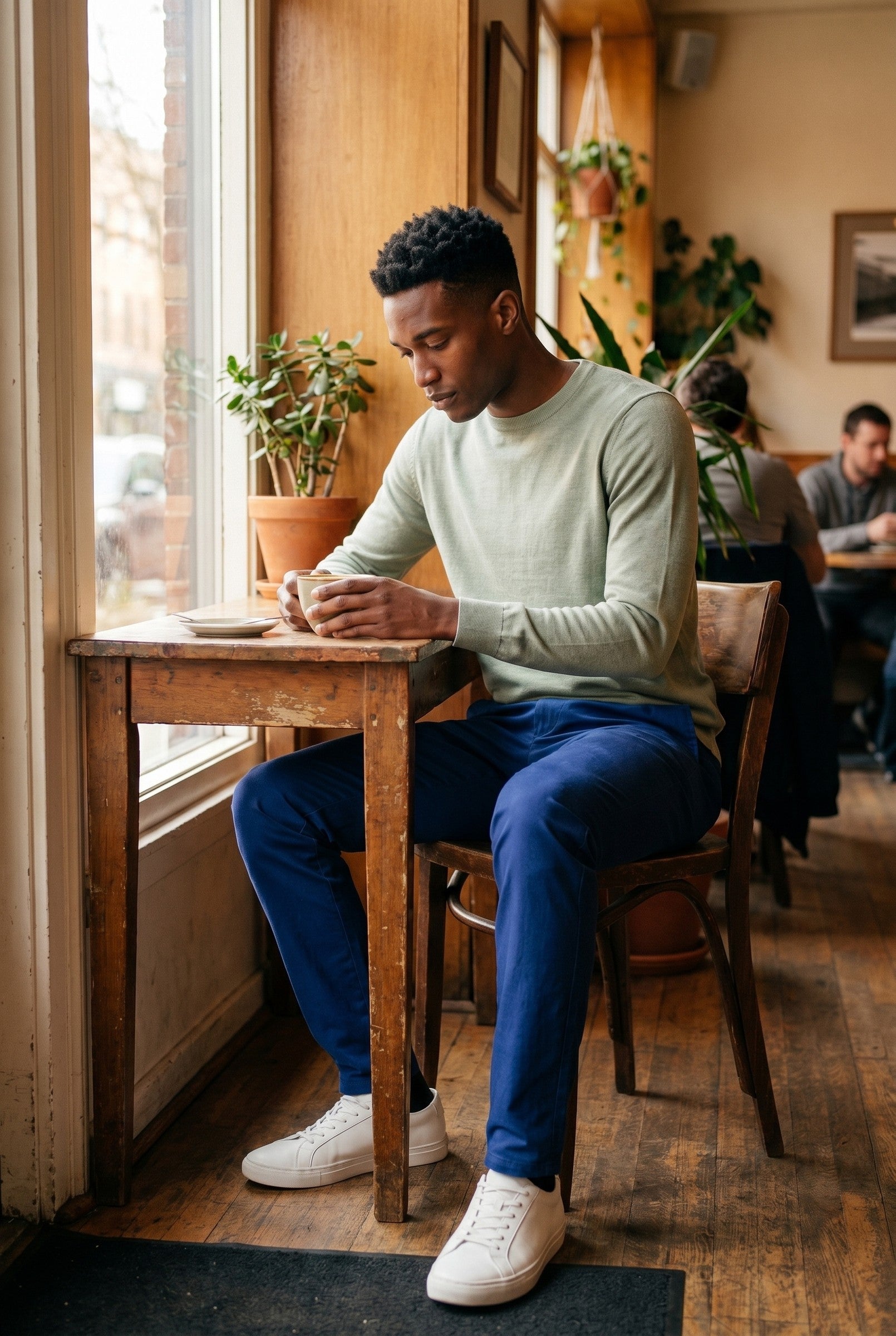 Men's Slim Tailored Chinos | Blackstone London