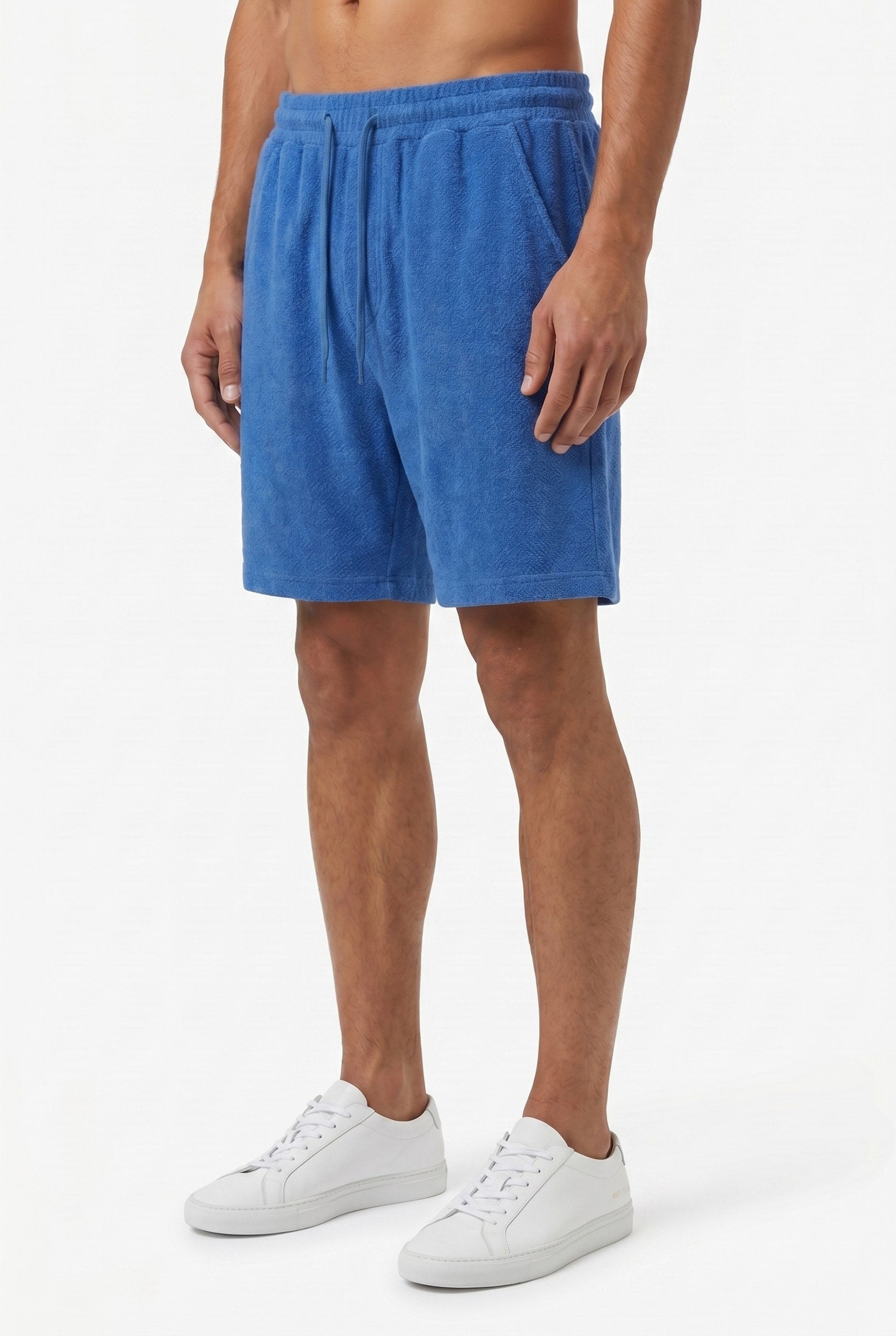 Men's Seersucker Texture Swim Shorts | Blackstone London