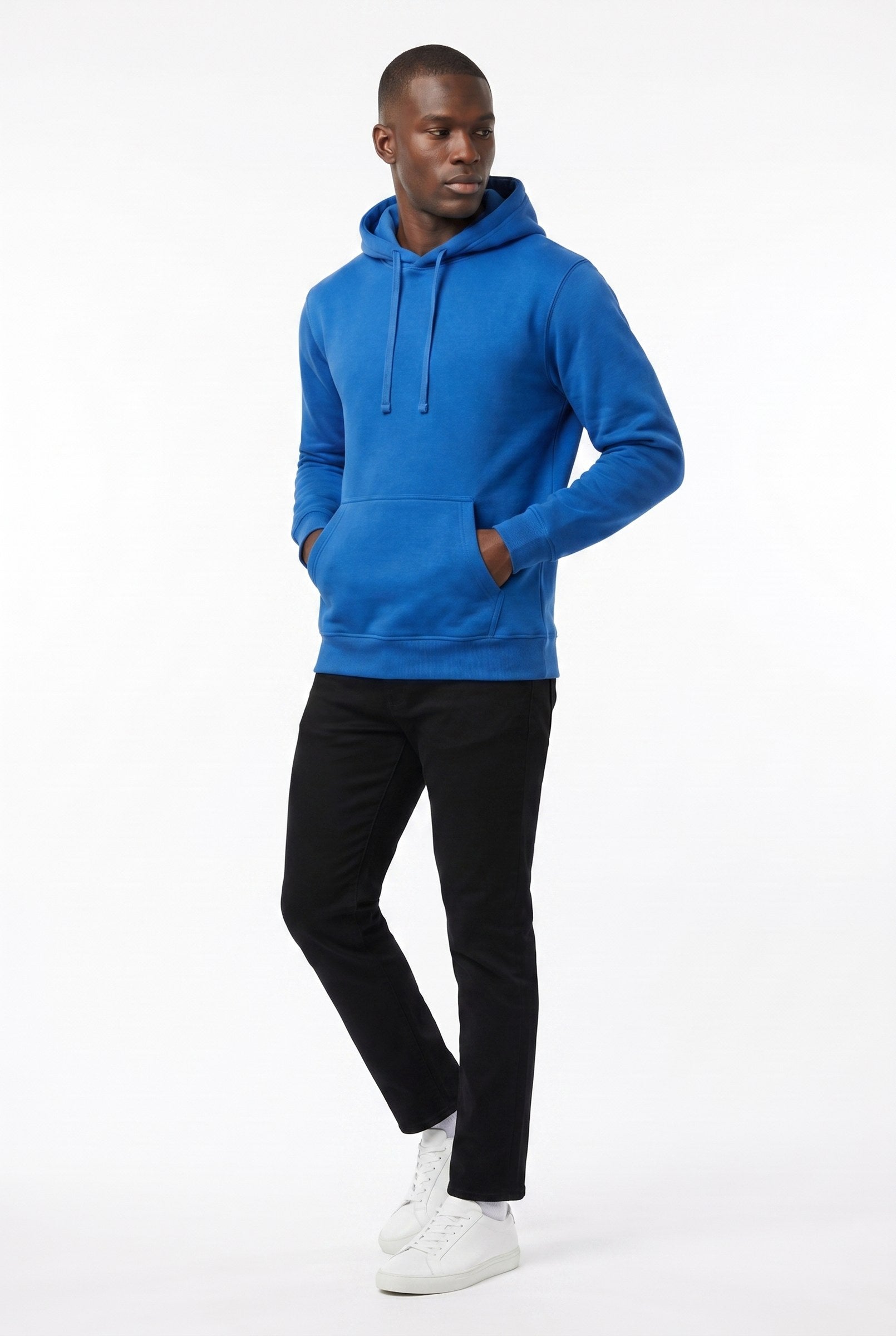 Men's Fundamental Fleece Pullover Hoodie | Blackstone London