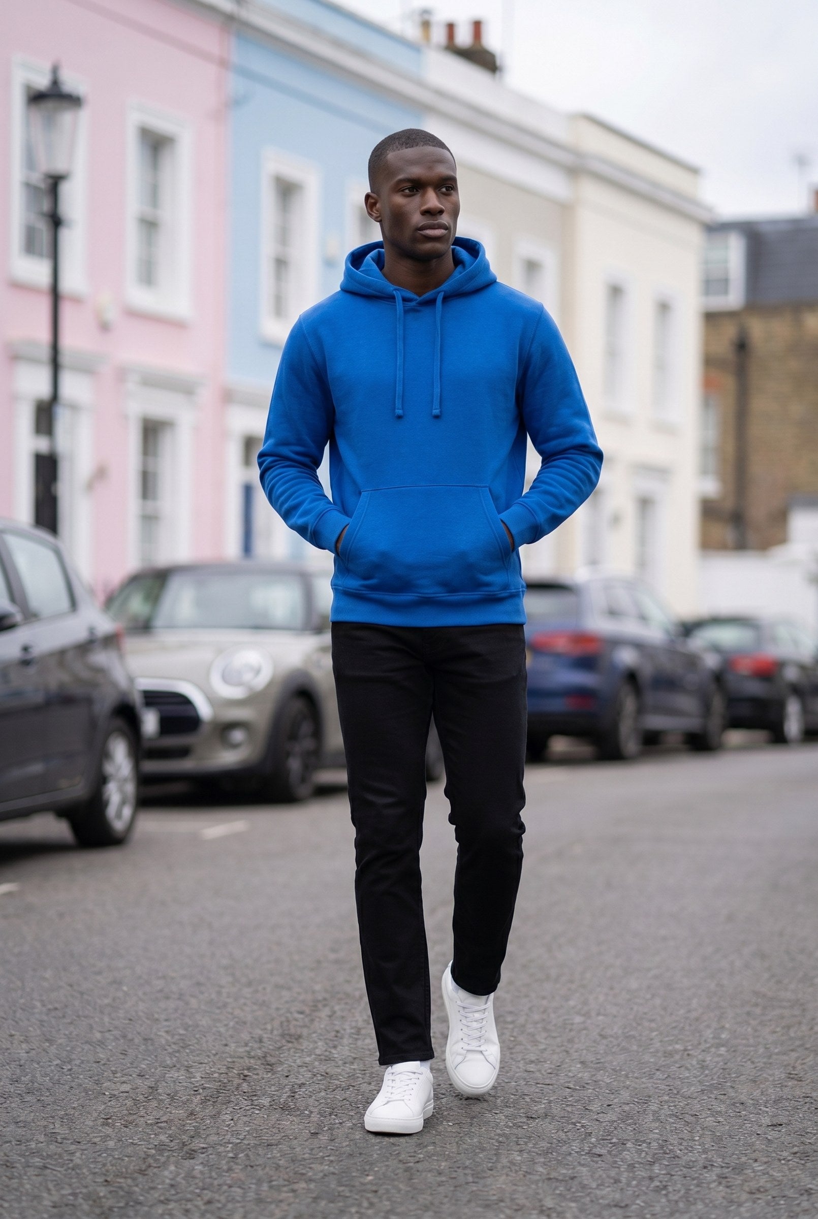 Men's Fundamental Fleece Pullover Hoodie | Blackstone London