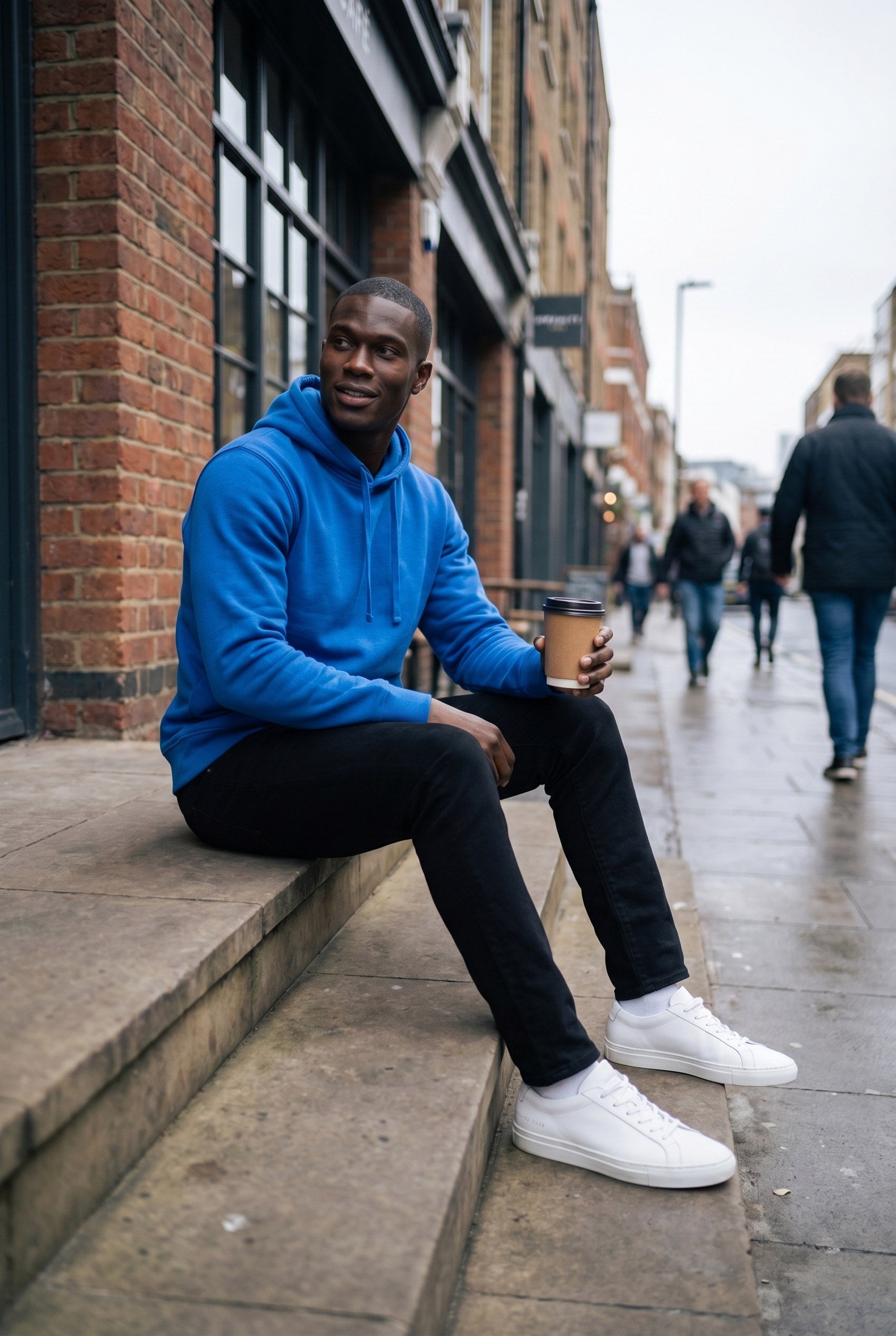 Men's Fundamental Fleece Pullover Hoodie | Blackstone London