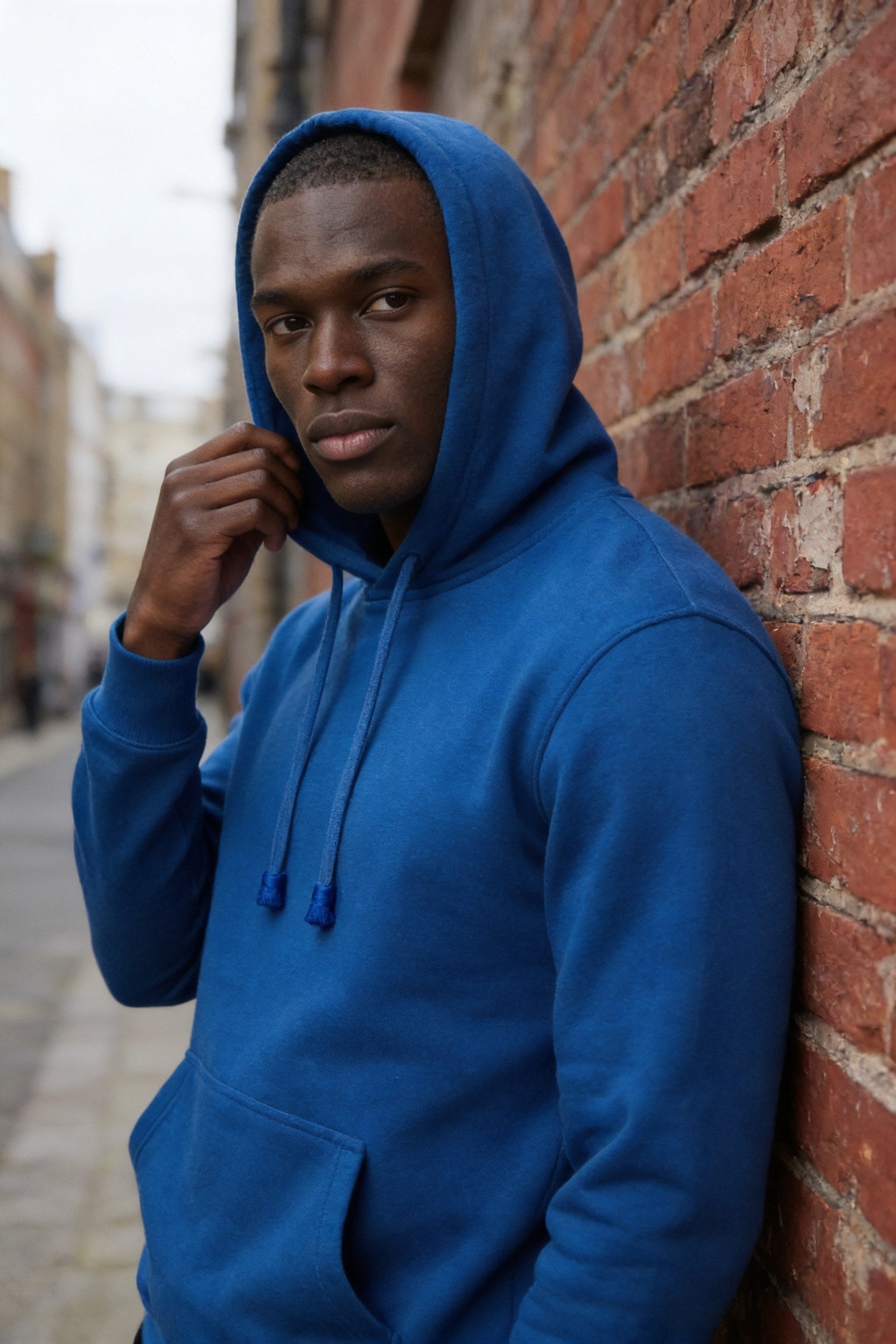 Men's Fundamental Fleece Pullover Hoodie | Blackstone London