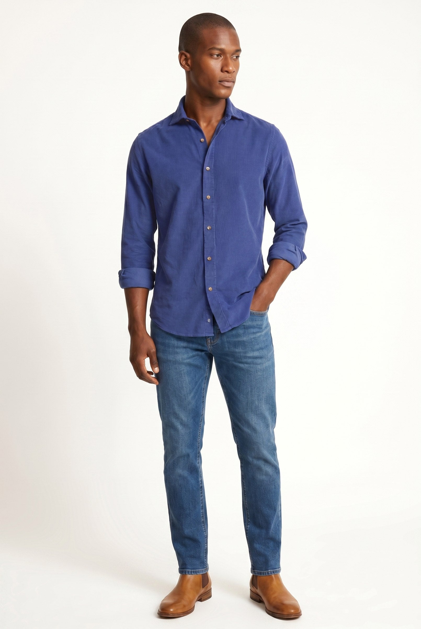 Men's Wyck Corduroy Shirt | Blackstone London