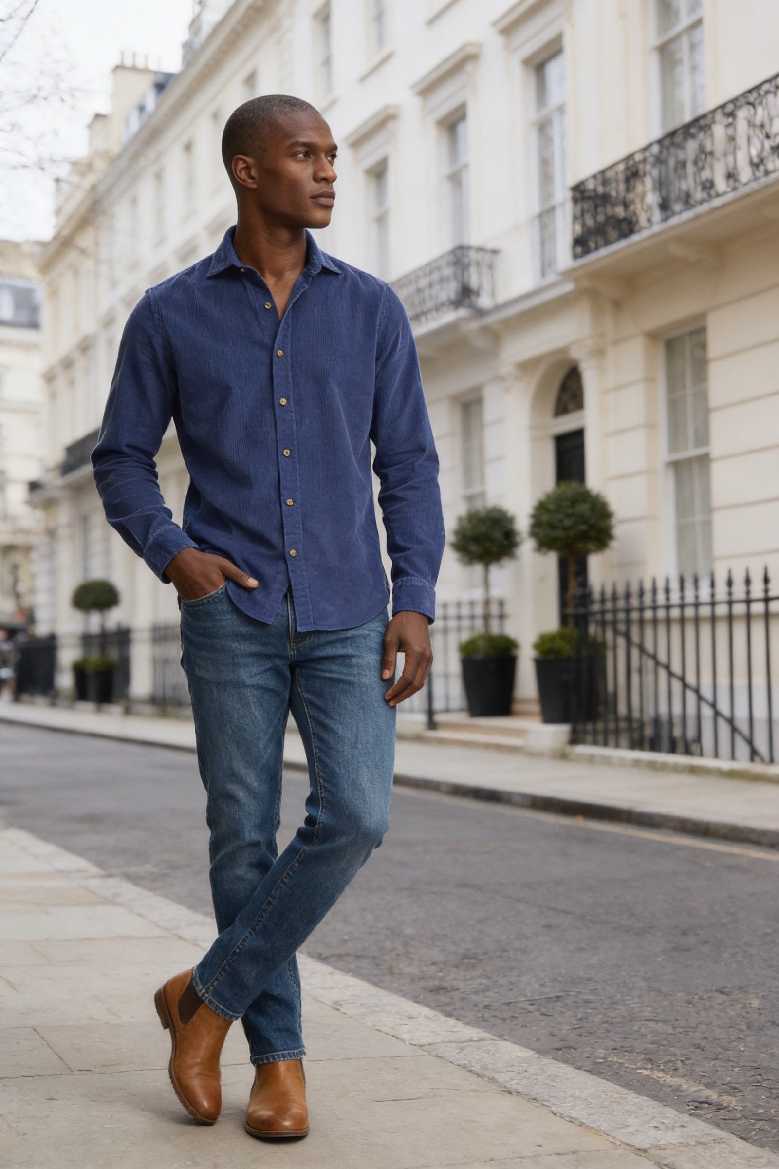 Men's Wyck Corduroy Shirt | Blackstone London