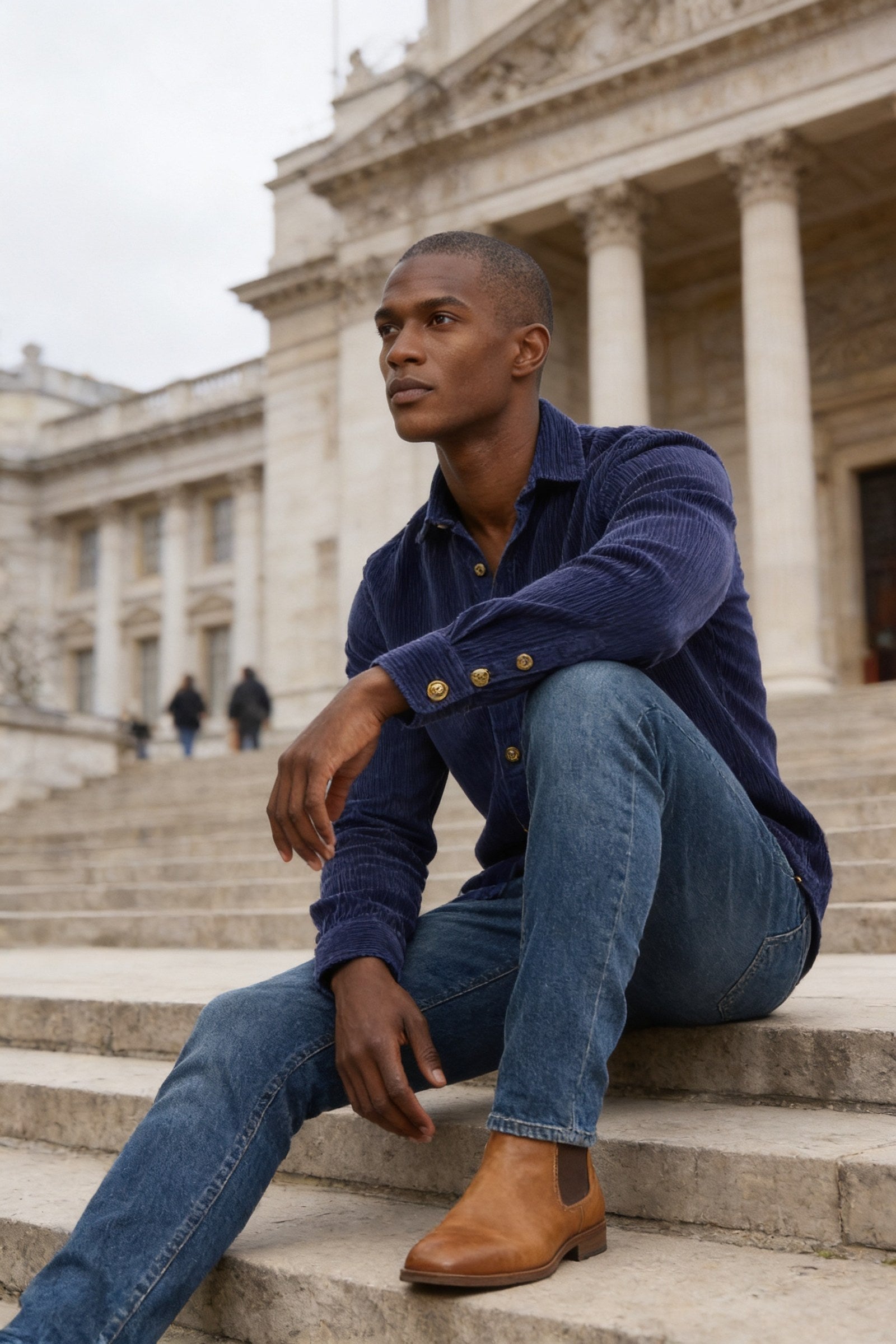 Men's Wyck Corduroy Shirt | Blackstone London