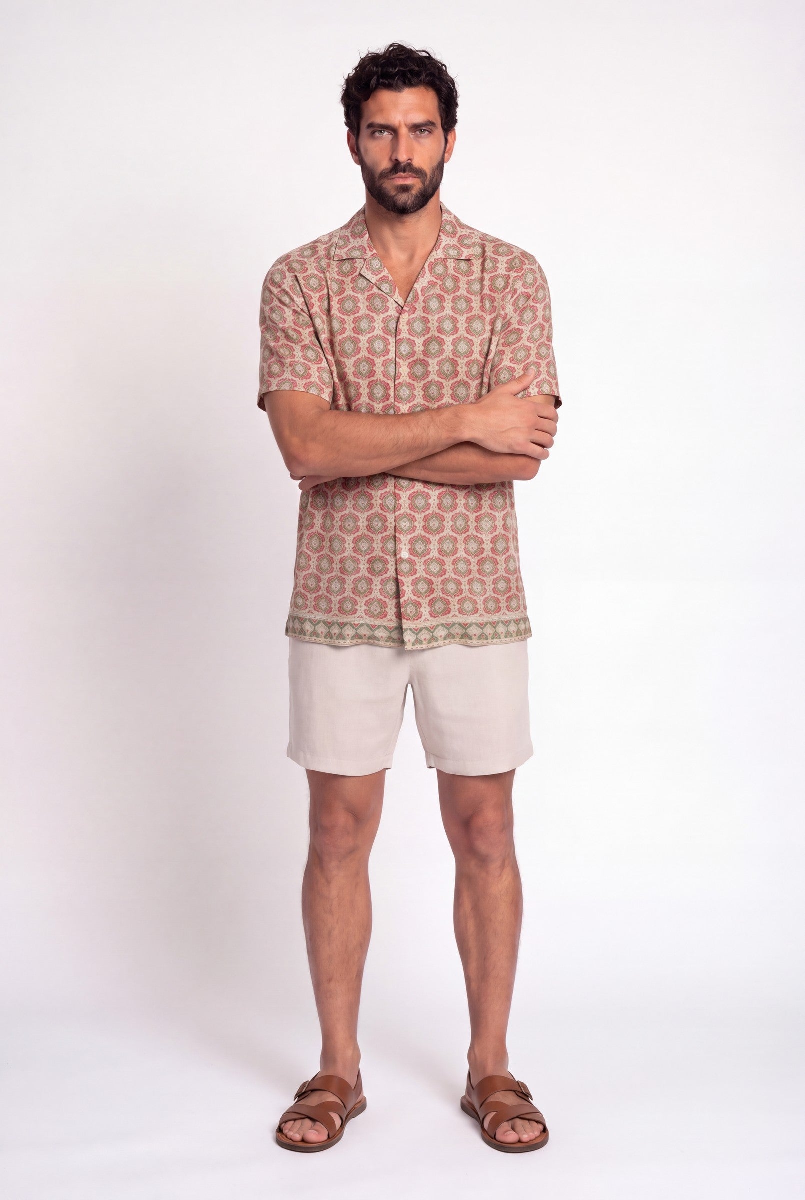 Men's Printed Resort Shirt | Blackstone London