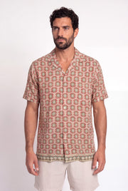 Men's Printed Resort Shirt | Blackstone London