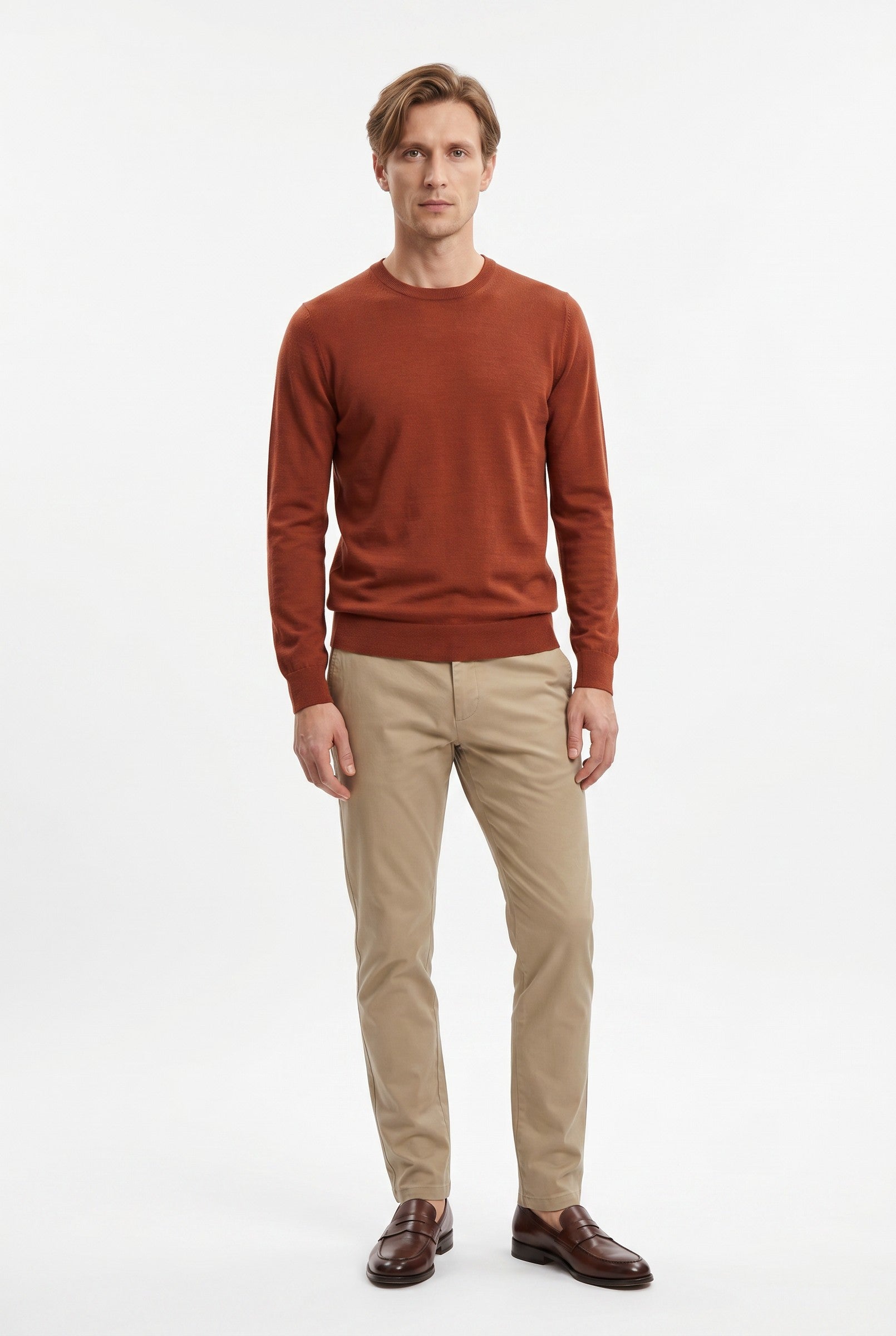 Men's Crew Neck Knit Sweater | Blackstone London