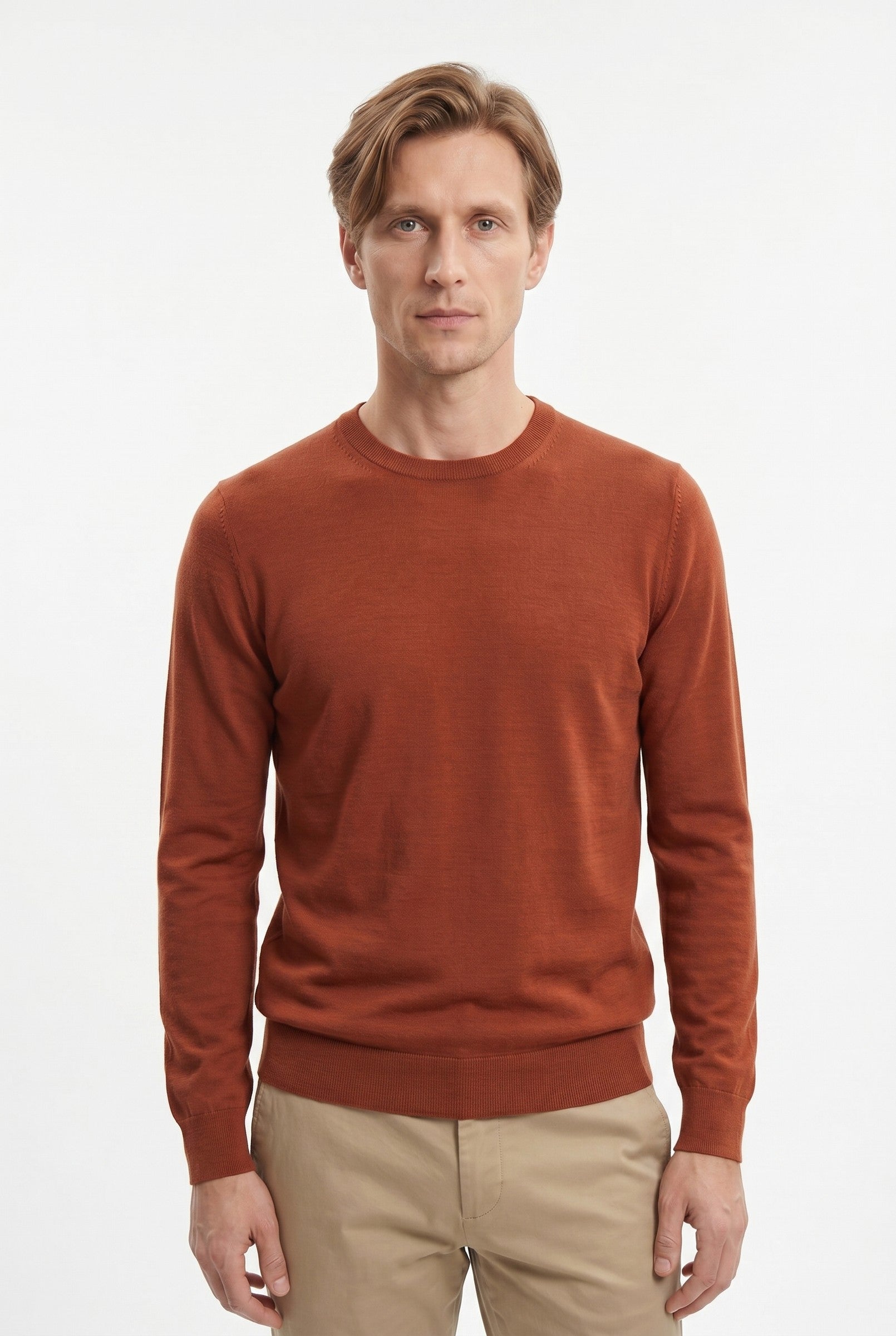 Men's Crew Neck Knit Sweater | Blackstone London