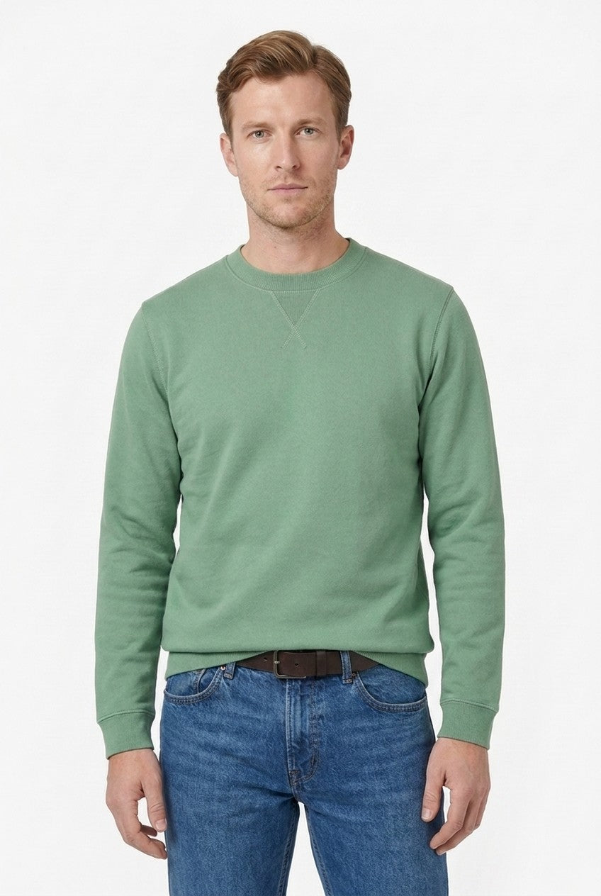 Men's Loopback Crewneck Sweatshirt | Blackstone London