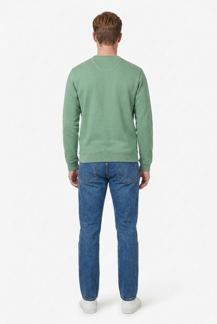 Men's Loopback Crewneck Sweatshirt | Blackstone London