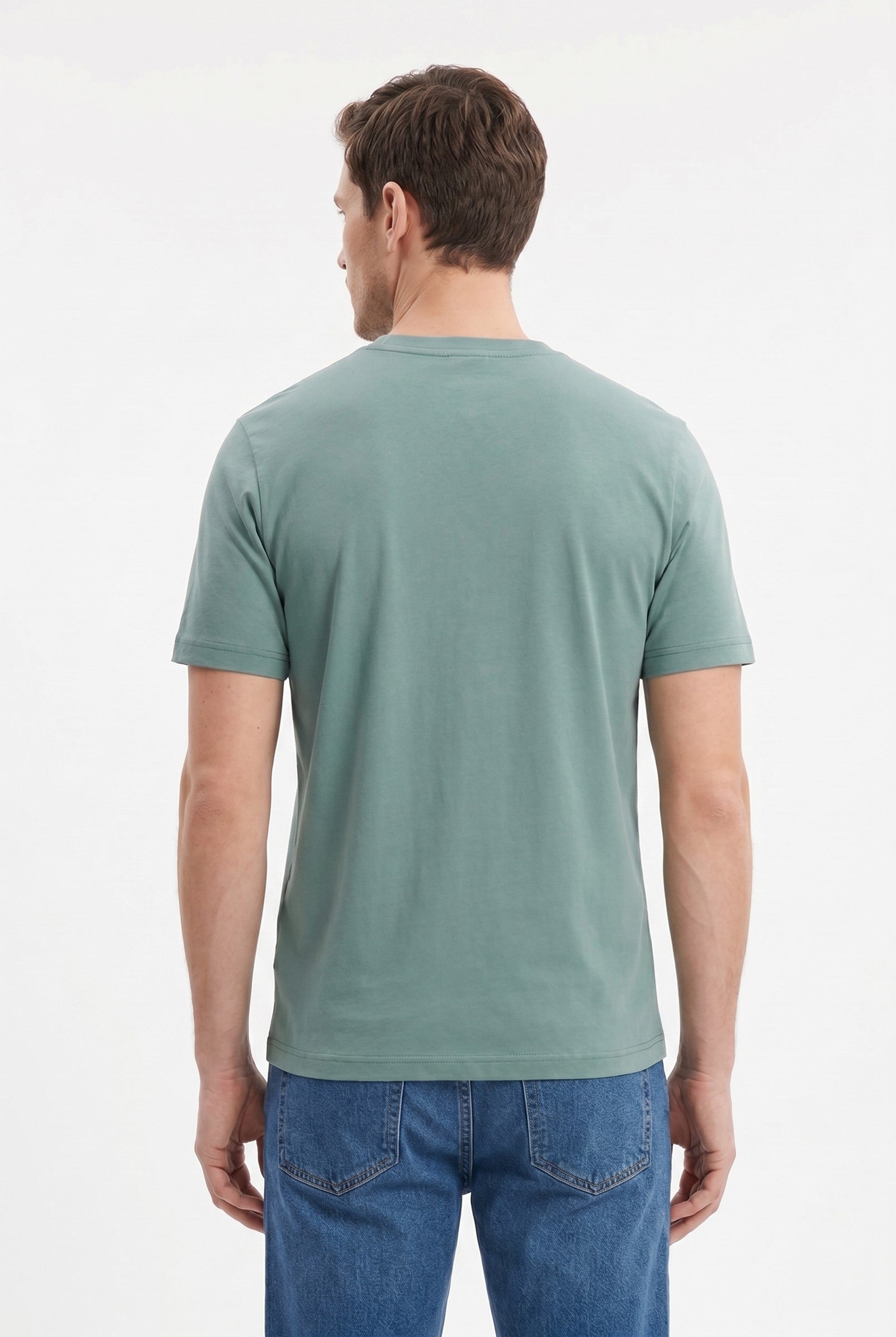 Men's Midweight Cotton Crew Neck T-Shirt | Blackstone London