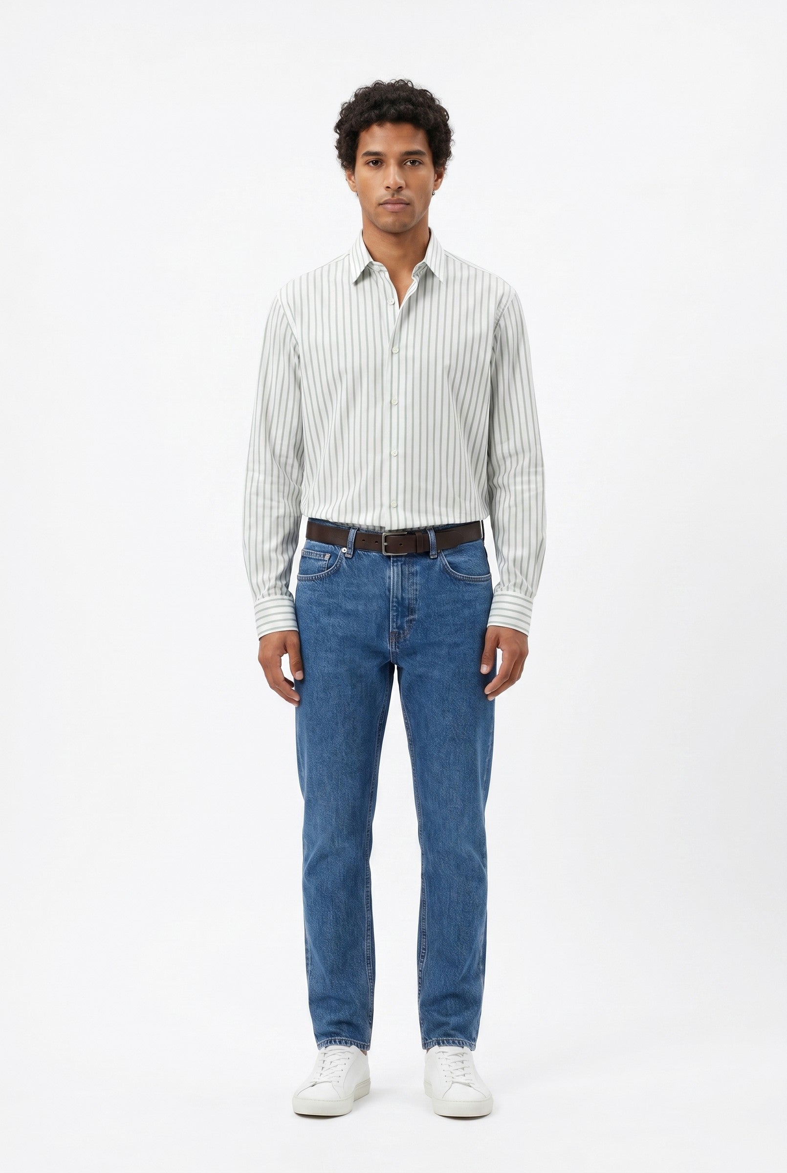 Men's Poplin Longsleeve Shirt | Blackstone London