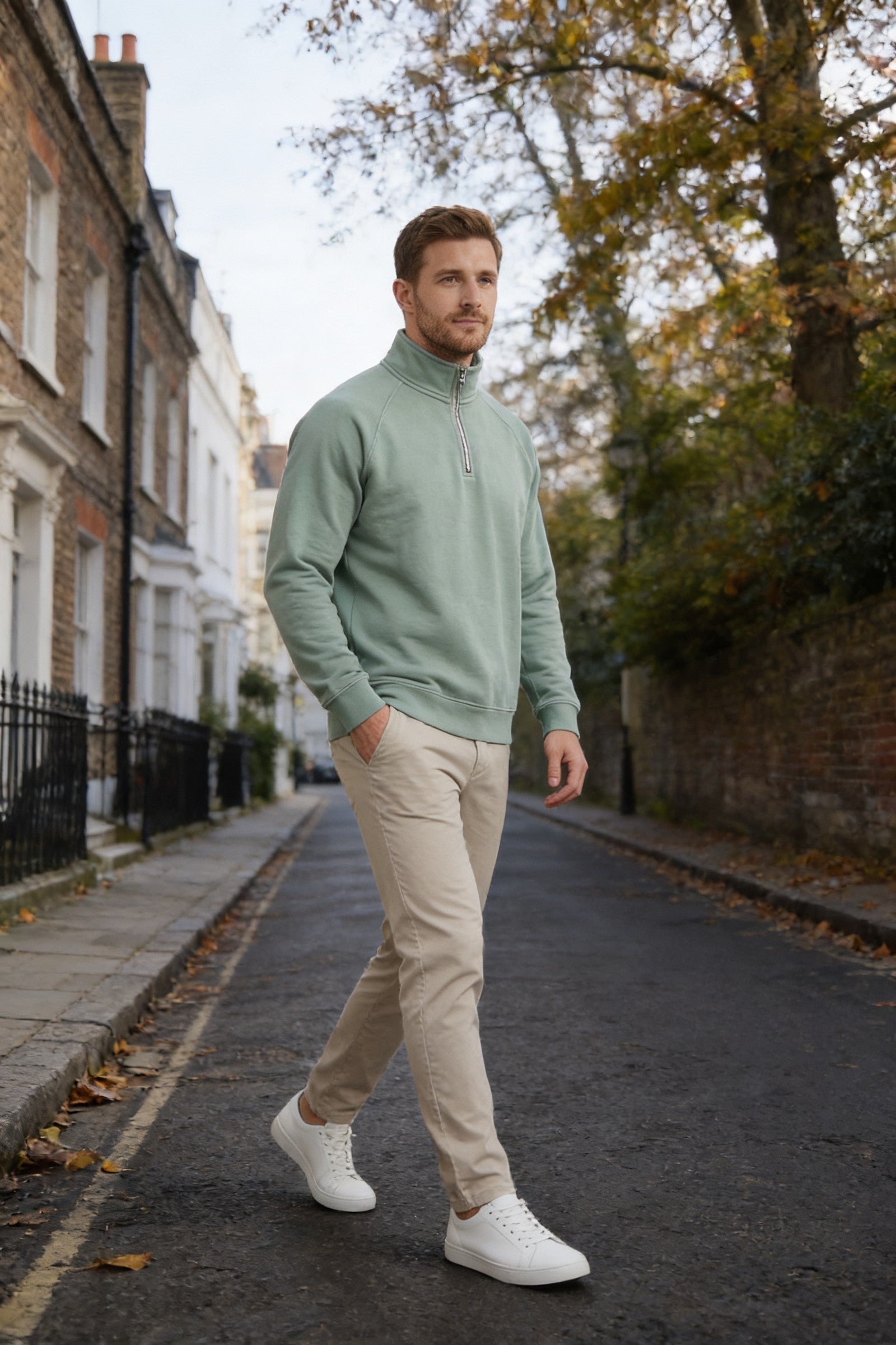 Men's Jensen Quarter-Zip Sweatshirt | Blackstone London