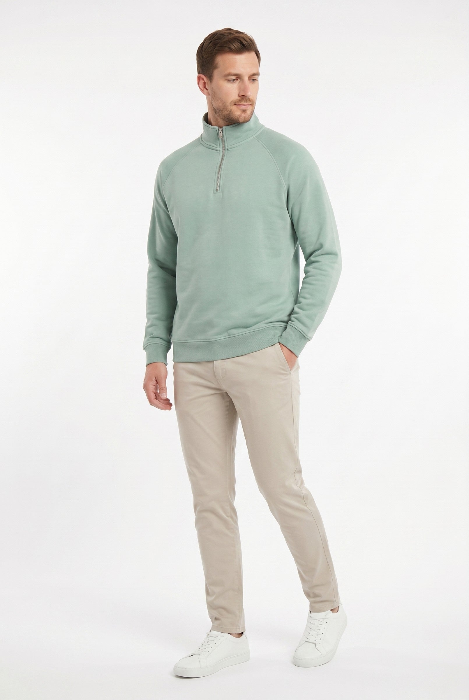 Men's Jensen Quarter-Zip Sweatshirt | Blackstone London