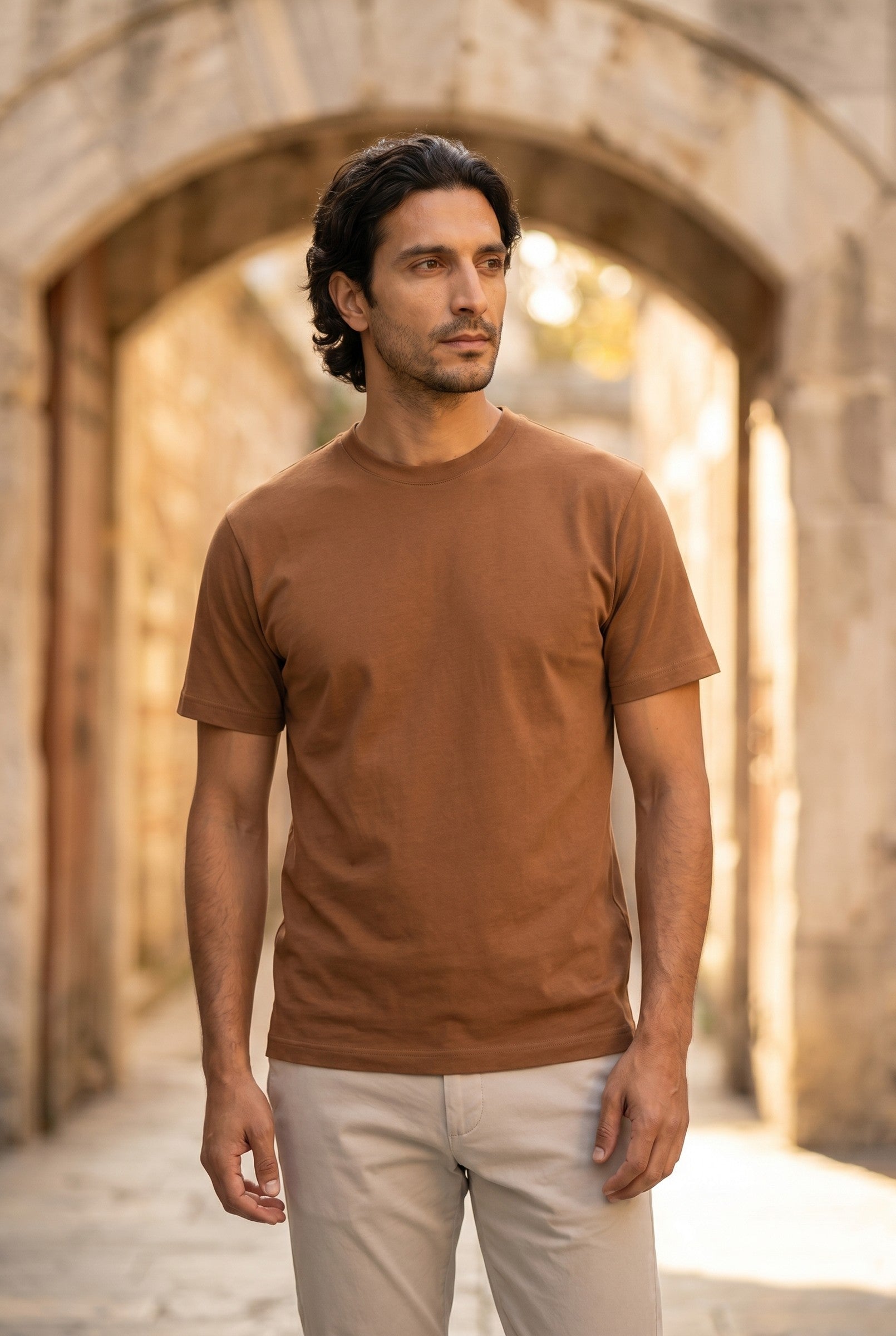 Men's Riviera Crew Neck T-Shirt | Blackstone London