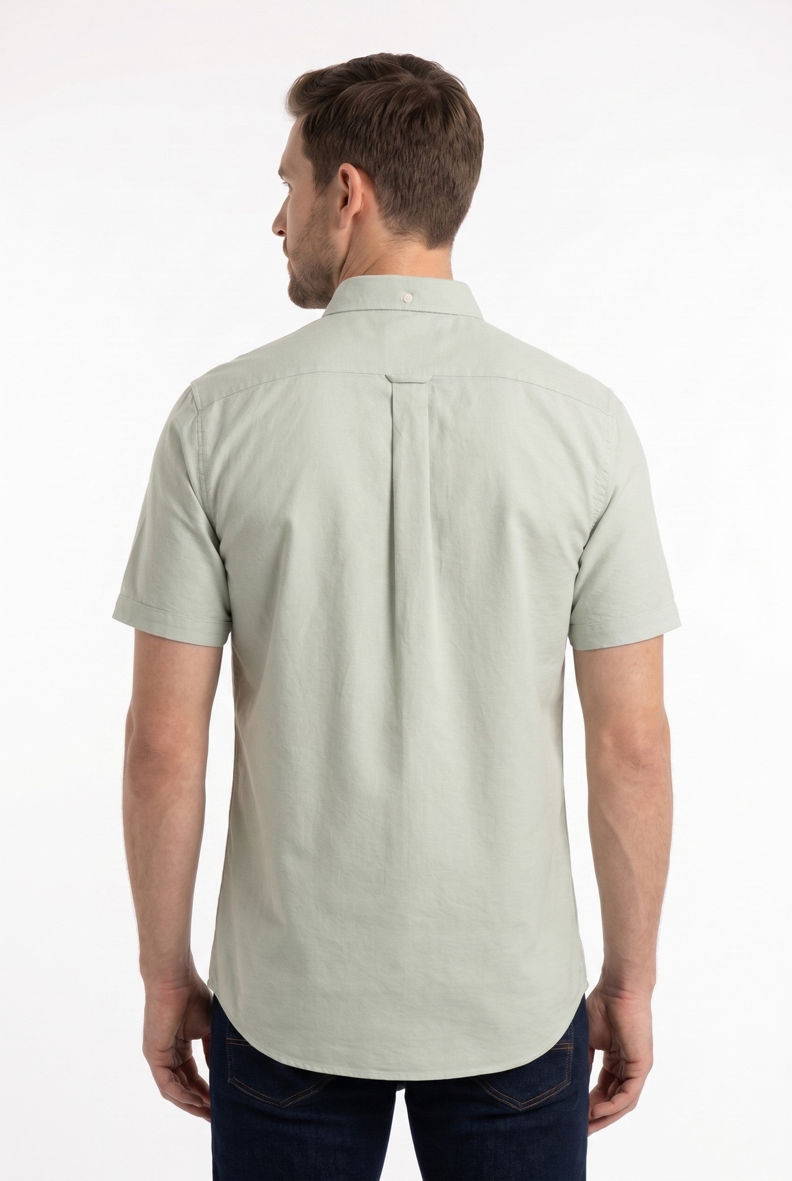 Men's Brewer Short-Sleeve Oxford Shirt | Blackstone London