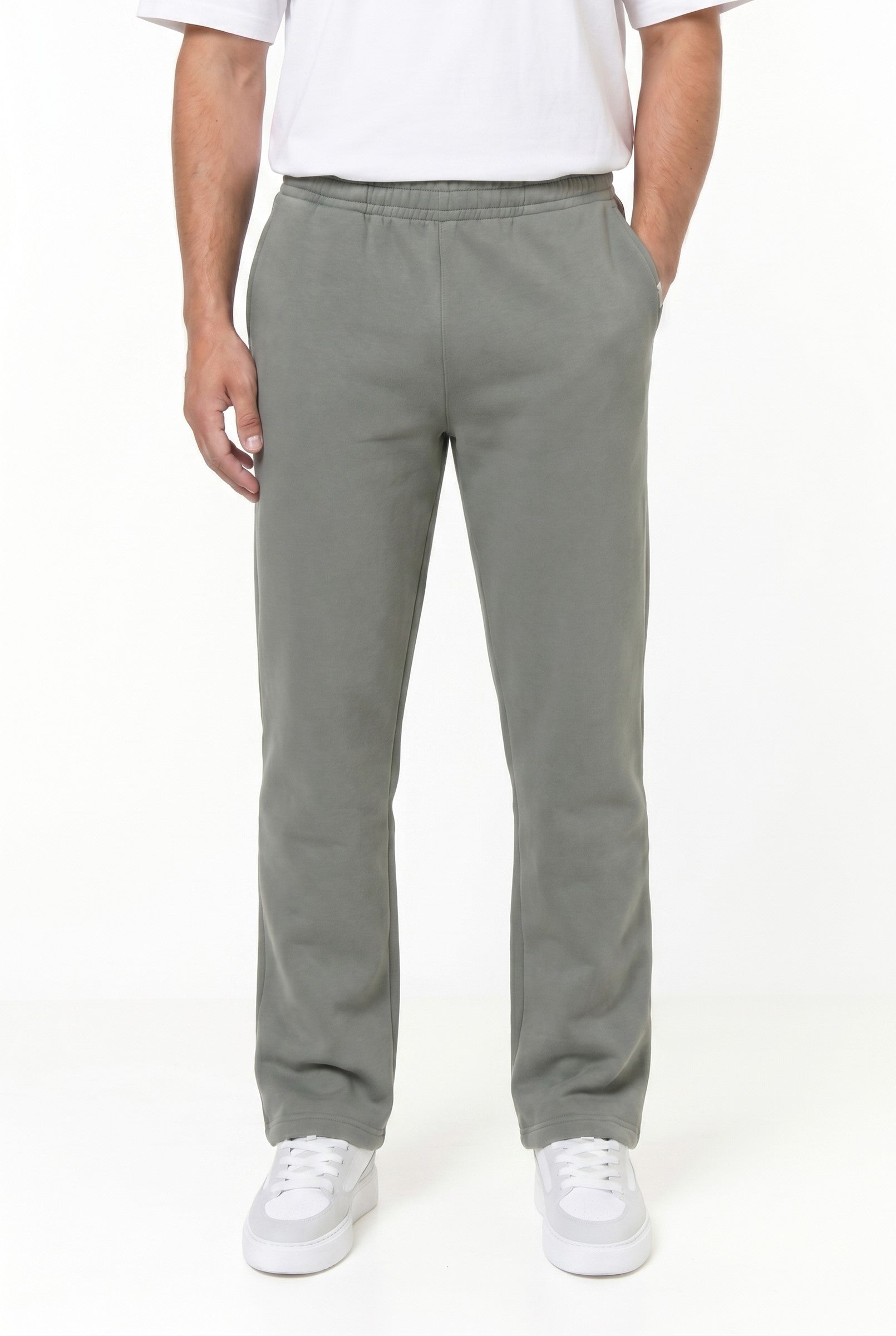 Men's Relaxed Fit Open Hem Joggers | Blackstone London