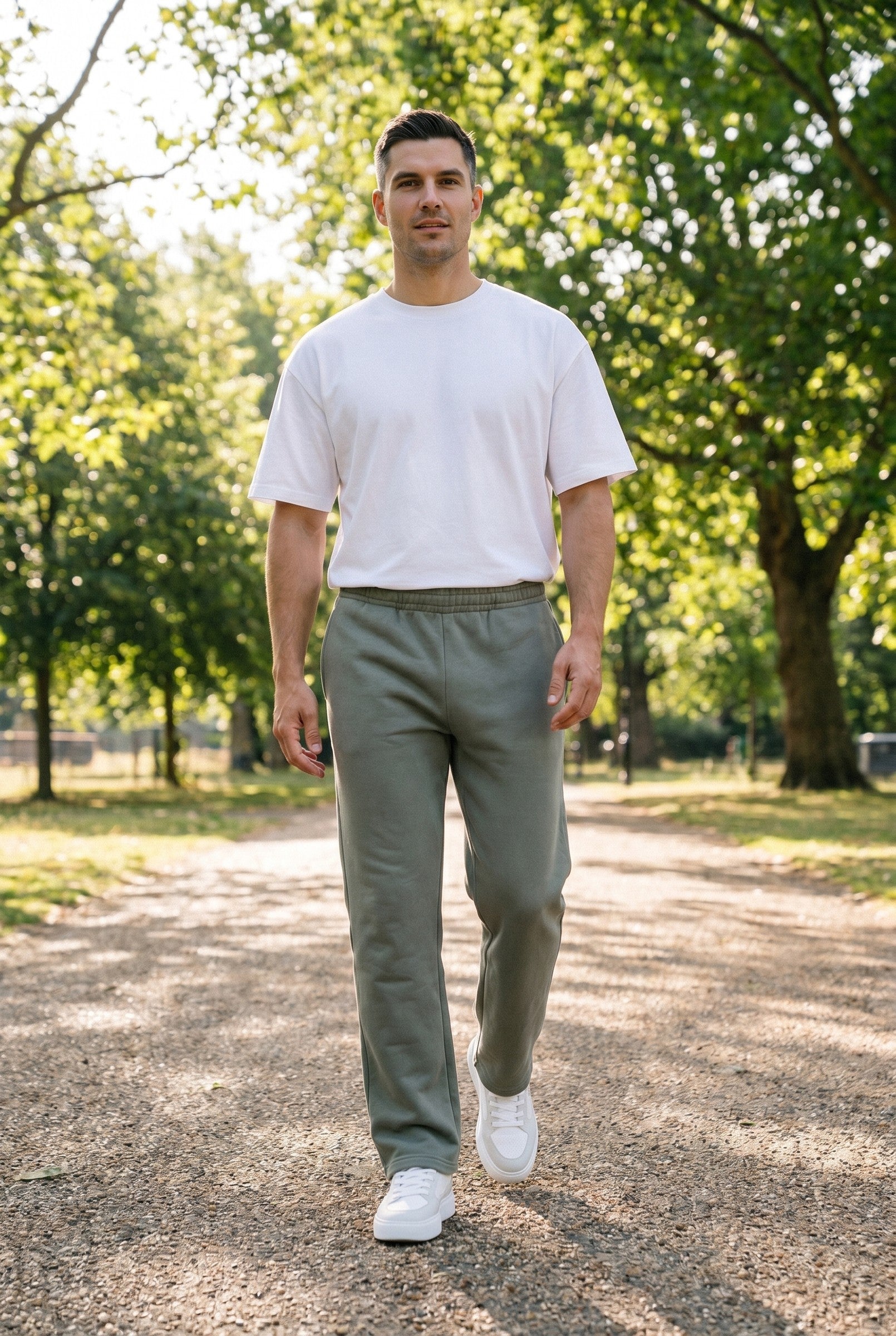 Men's Relaxed Fit Open Hem Joggers | Blackstone London