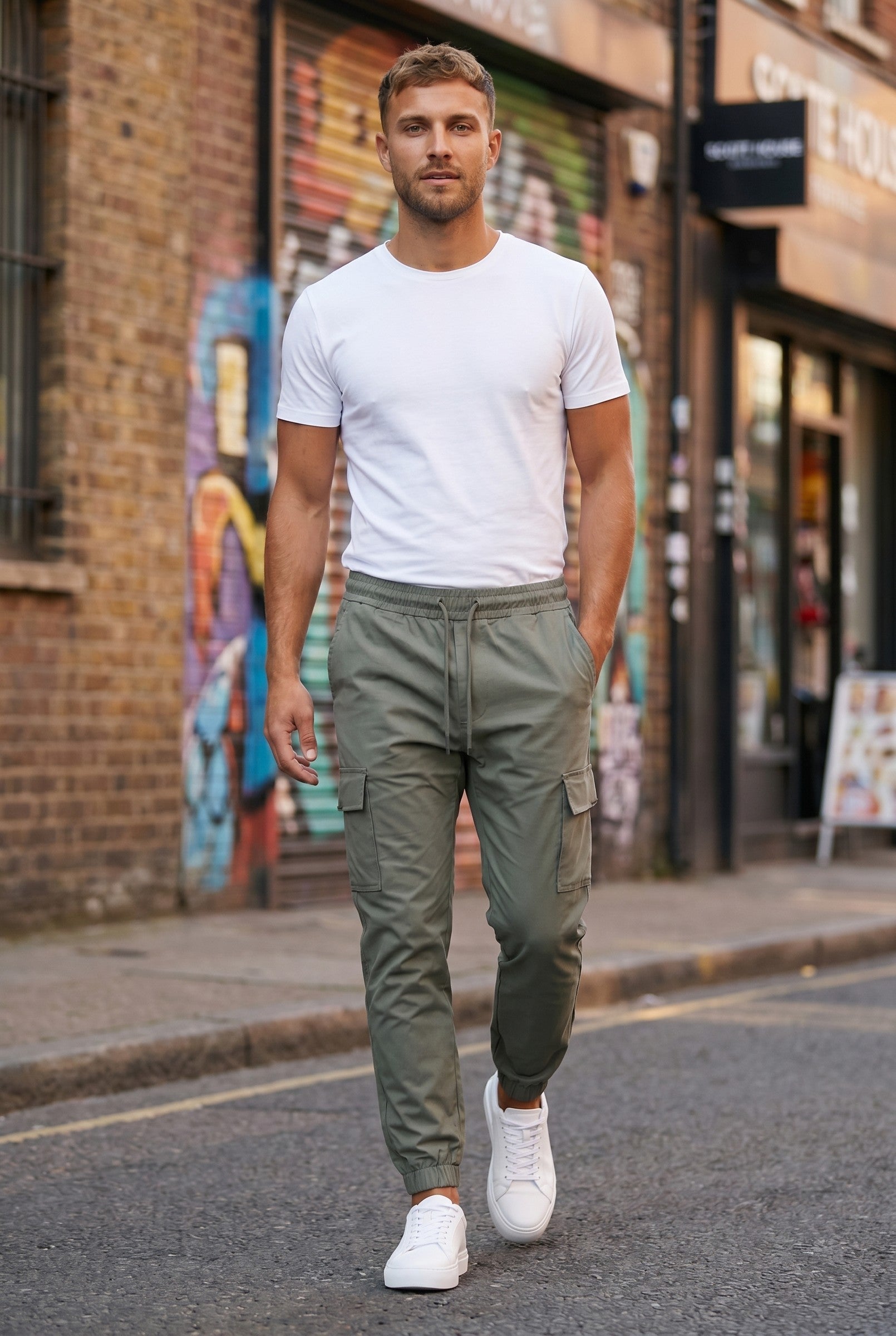 Men's Smart Utility Cargo Pants | Blackstone London