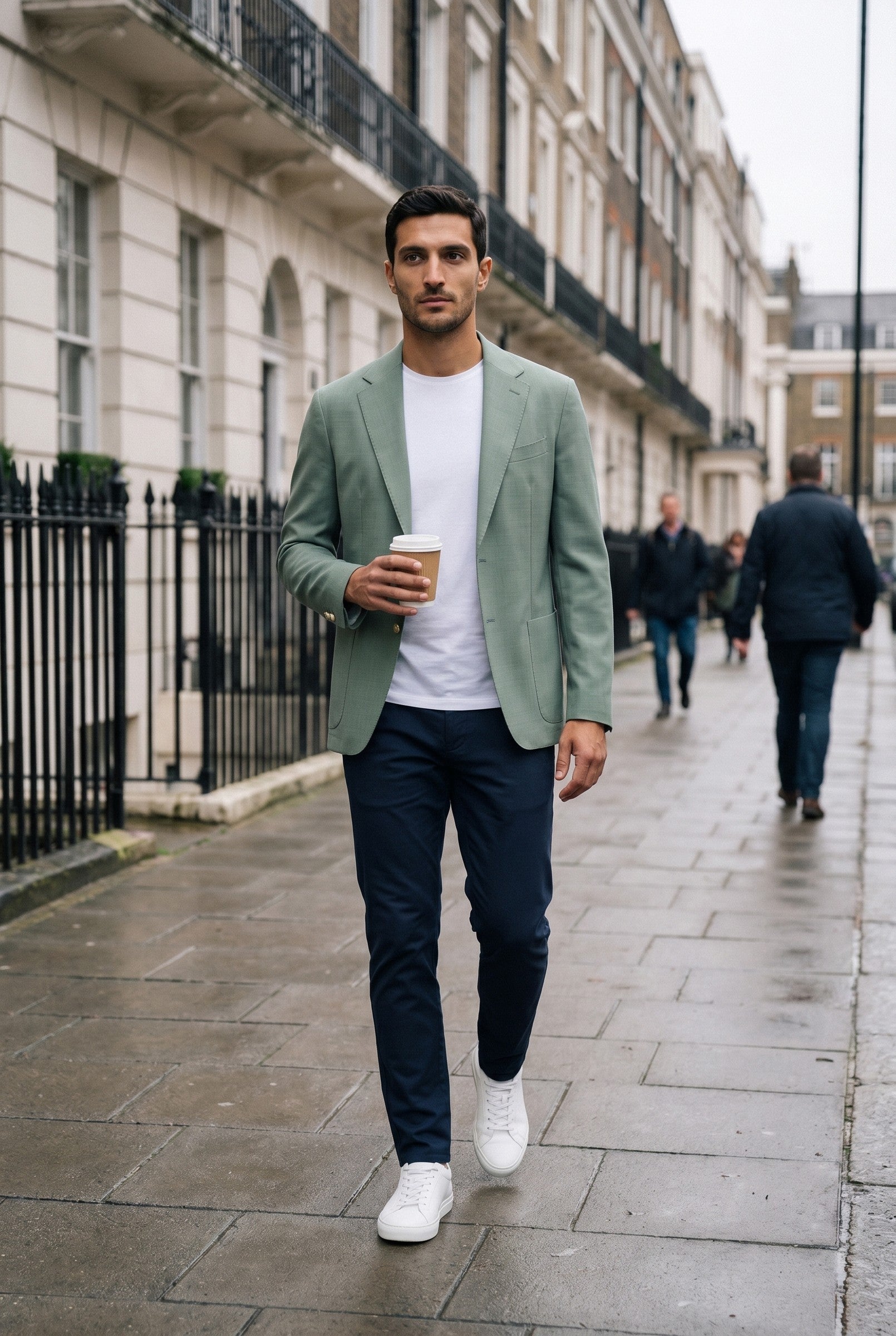 Men's Linen Suit Jacket | Blackstone London