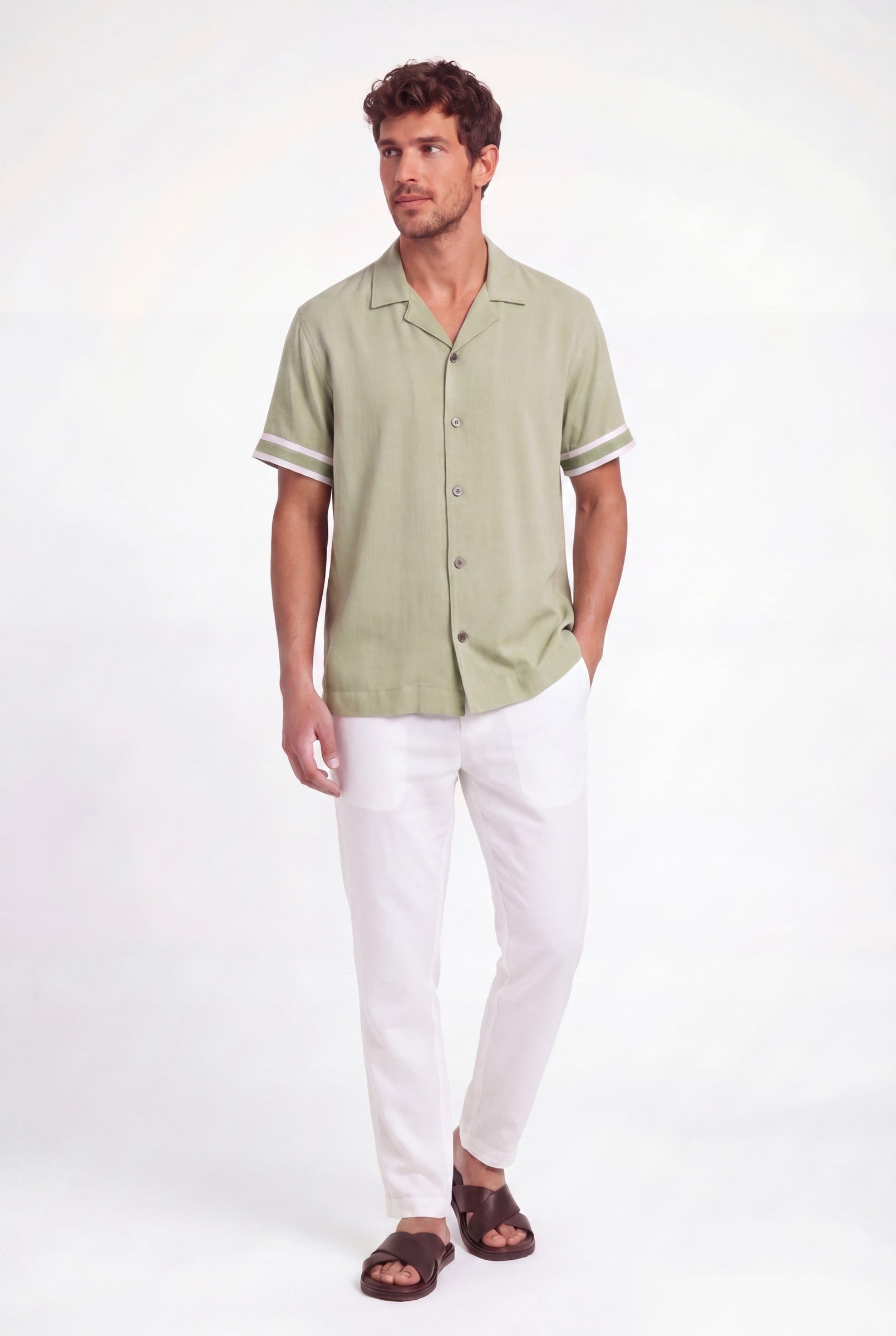 Men's Ecovero Viscose Resort Shirt | Blackstone London