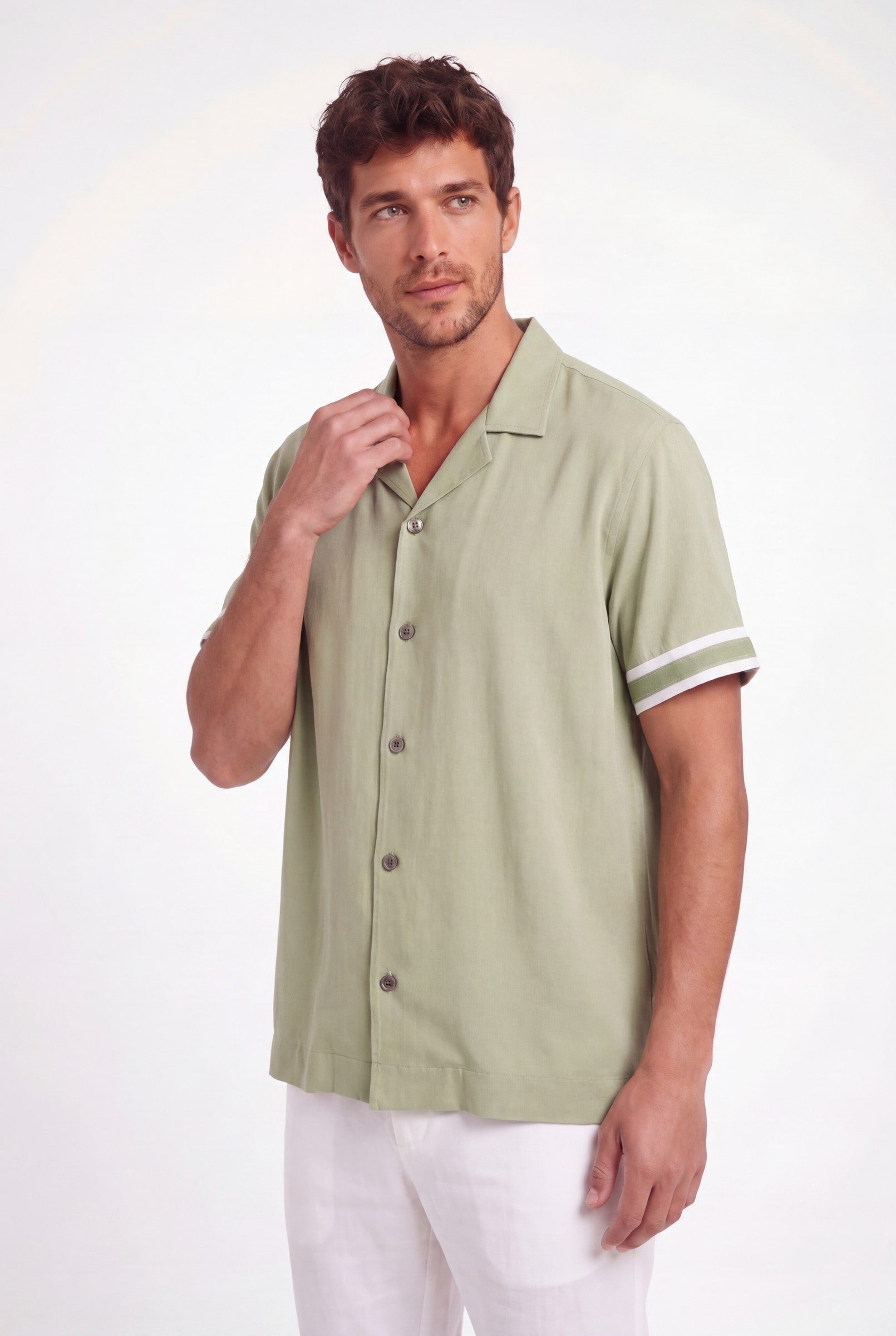 Men's Ecovero Viscose Resort Shirt | Blackstone London