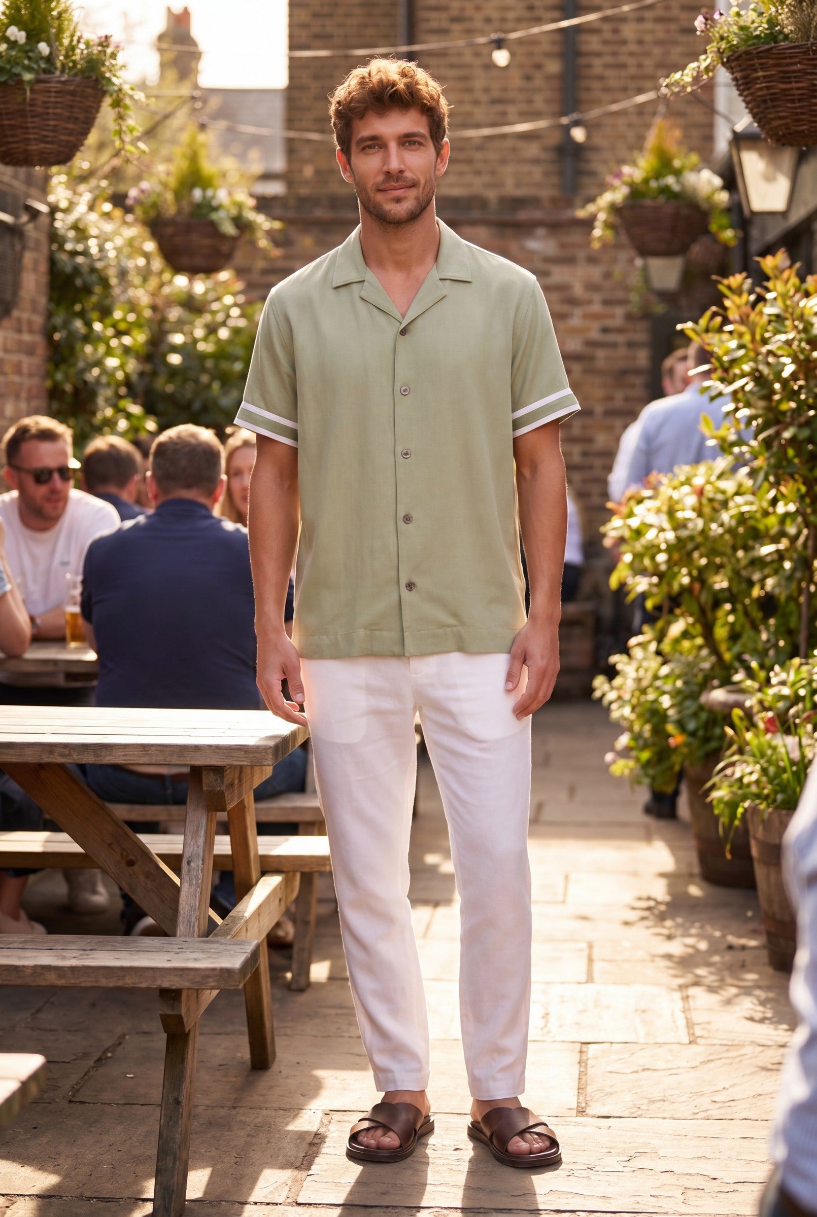 Men's Ecovero Viscose Resort Shirt | Blackstone London
