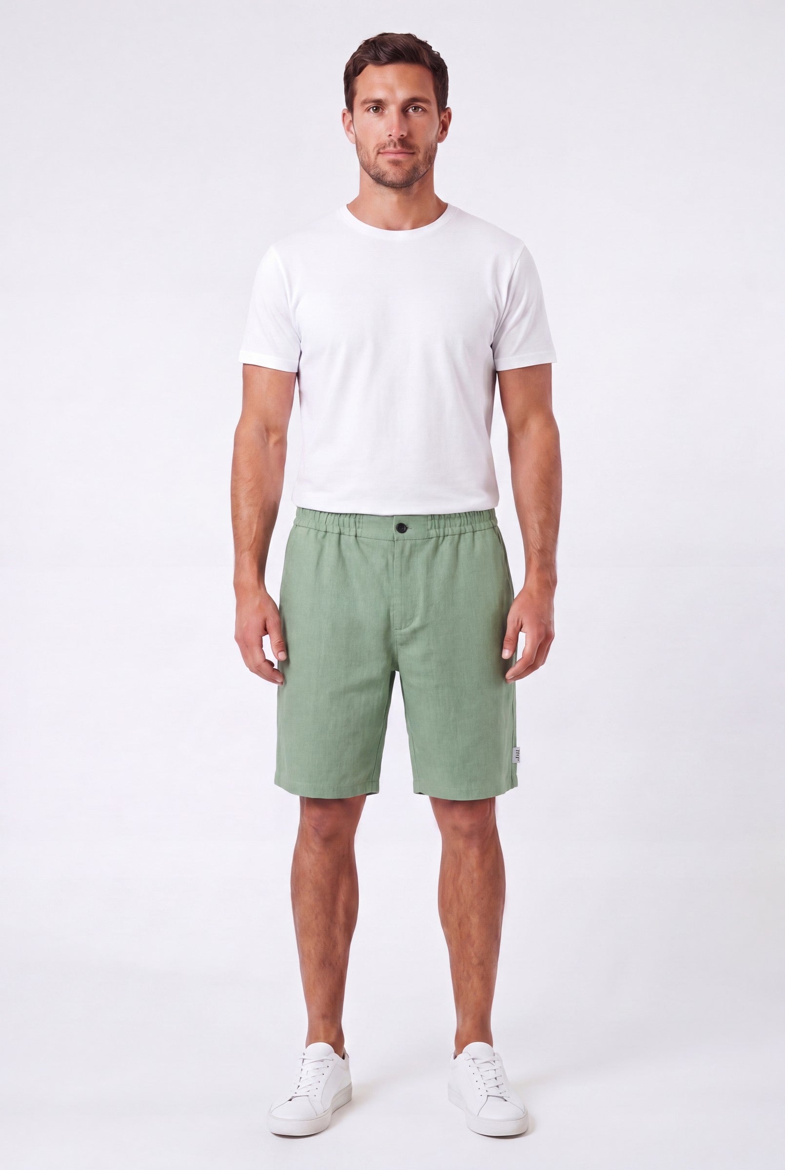 Men's Smart Linen Shorts | Blackstone London