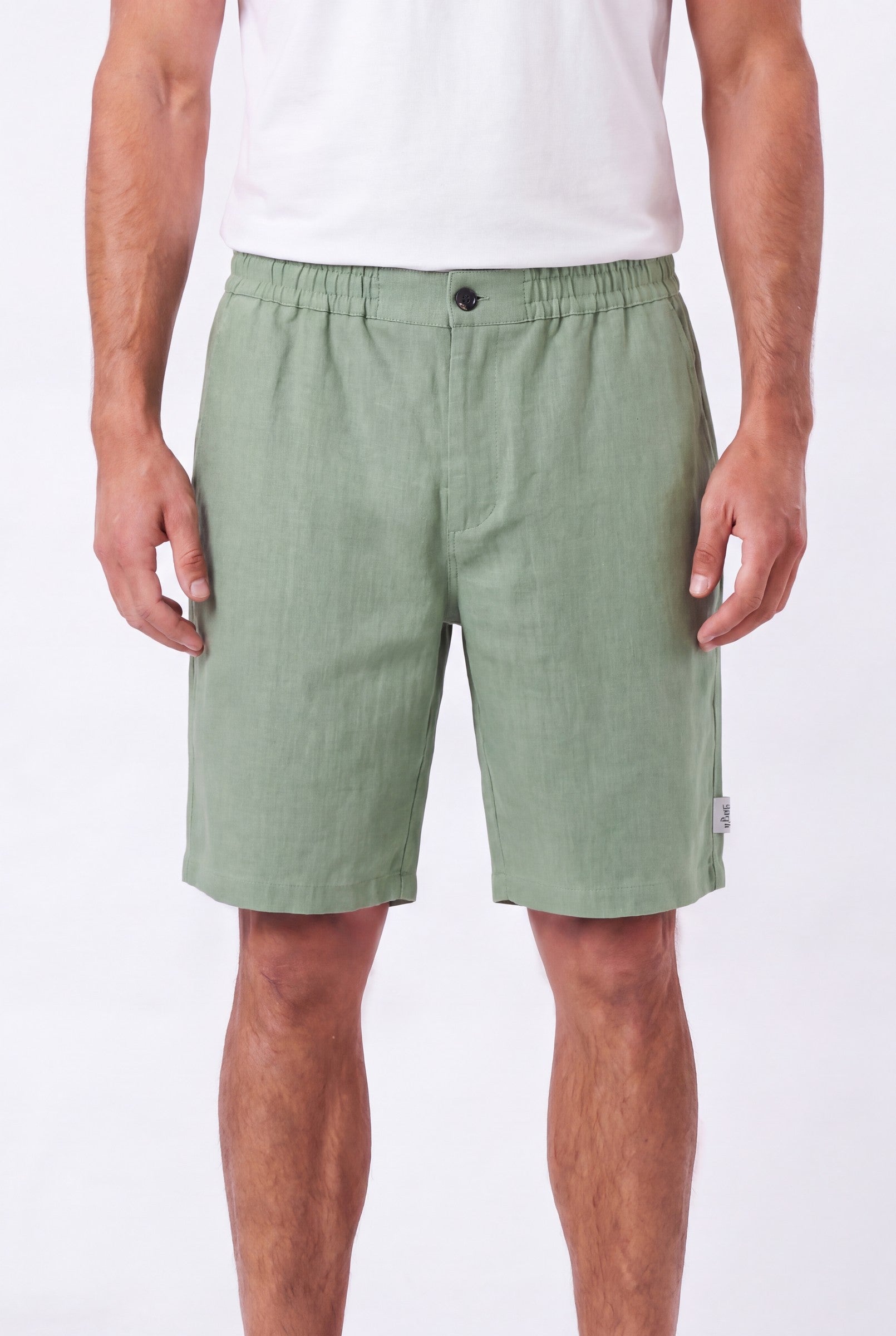 Men's Smart Linen Shorts | Blackstone London